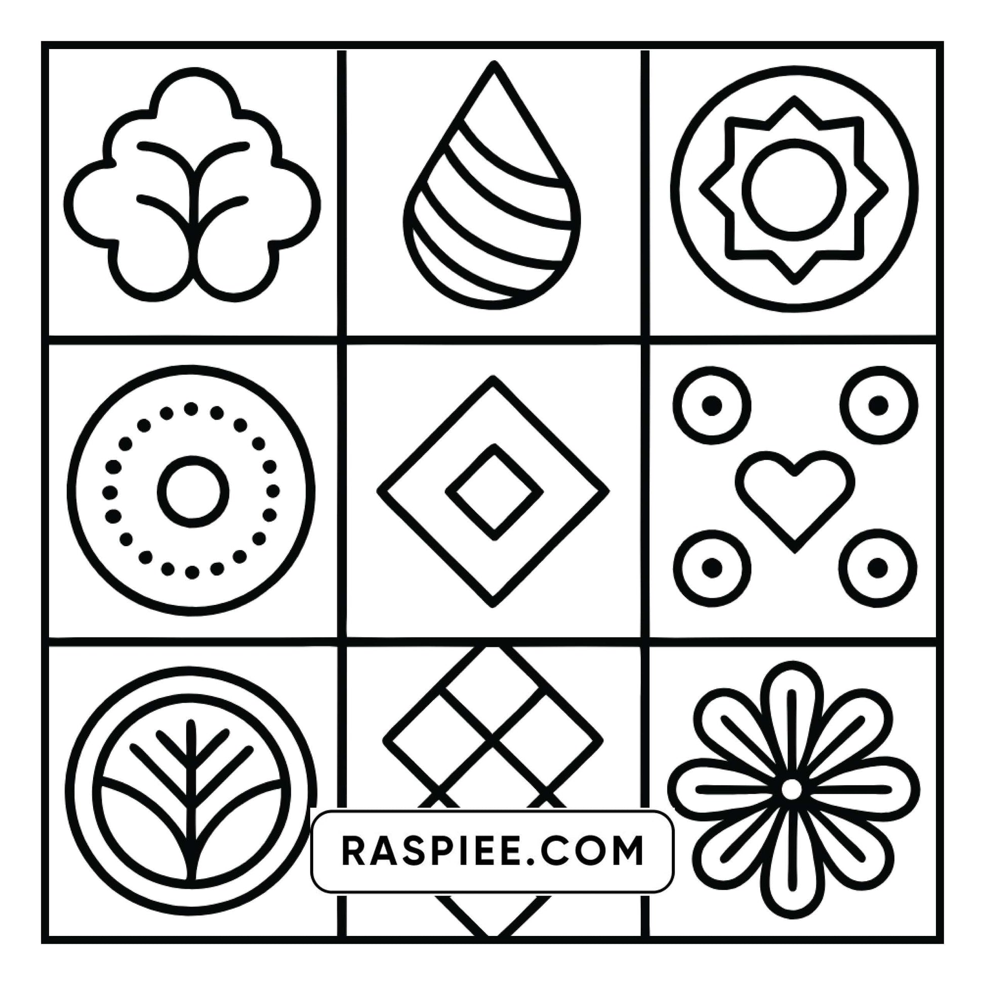 98 Bold and Easy Comfy Patterns Coloring Pages