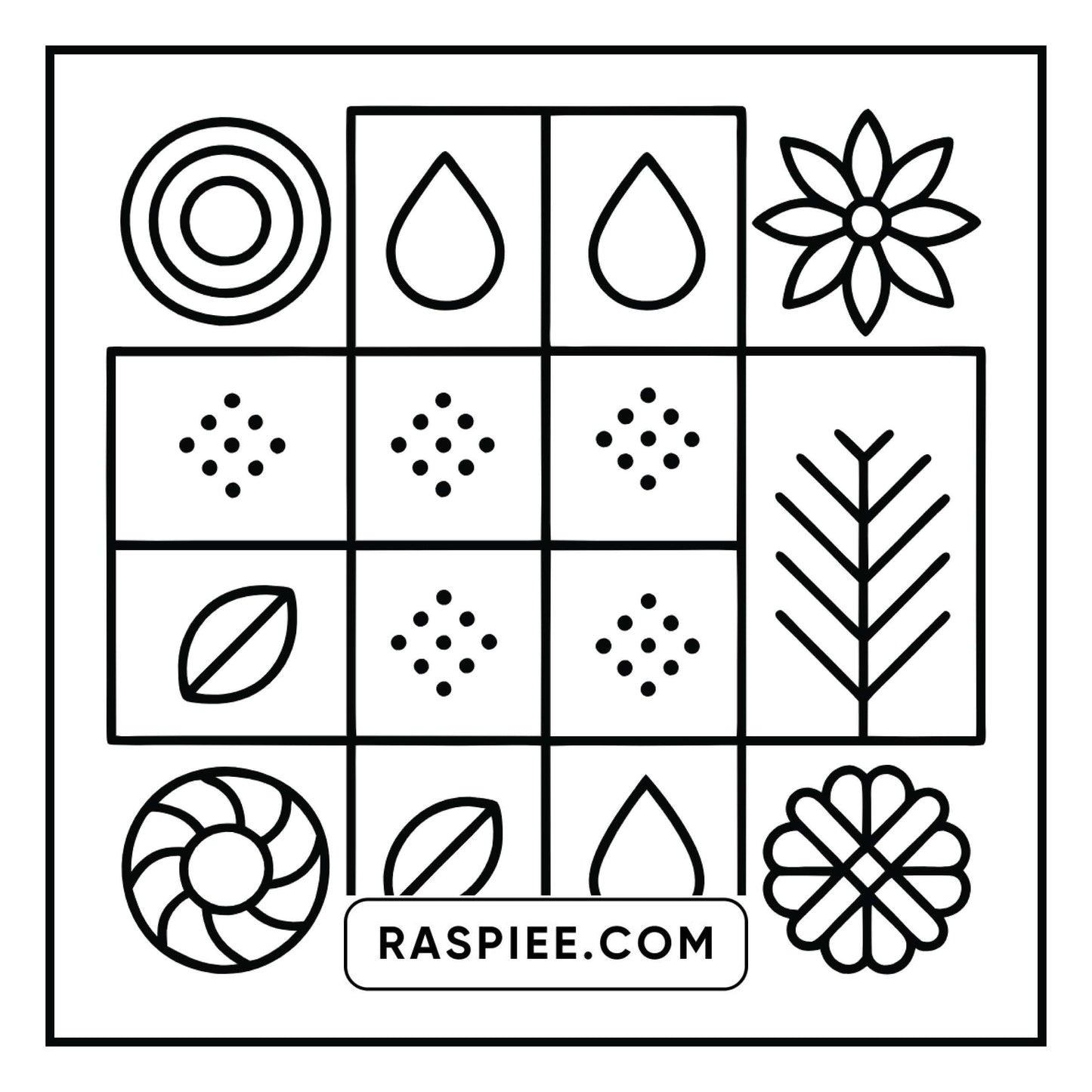 98 Bold and Easy Comfy Patterns Coloring Pages