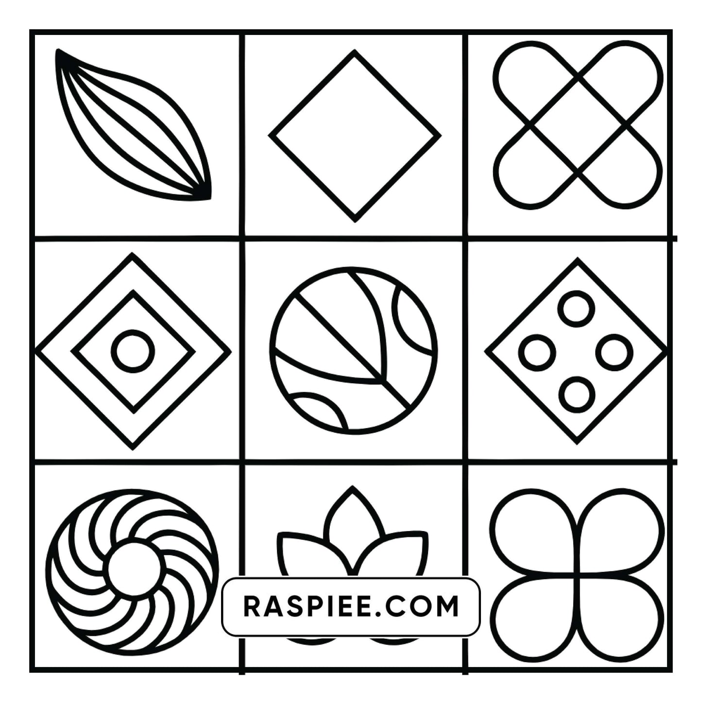 98 Bold and Easy Comfy Patterns Coloring Pages
