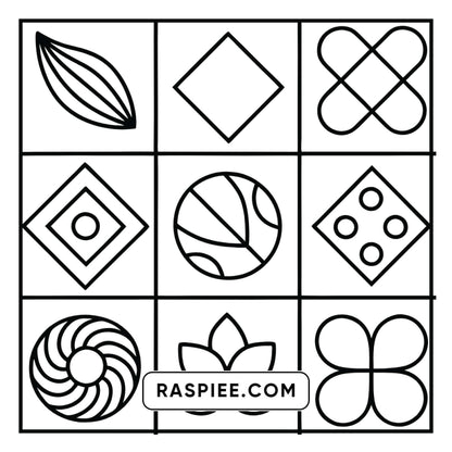 98 Bold and Easy Comfy Patterns Coloring Pages