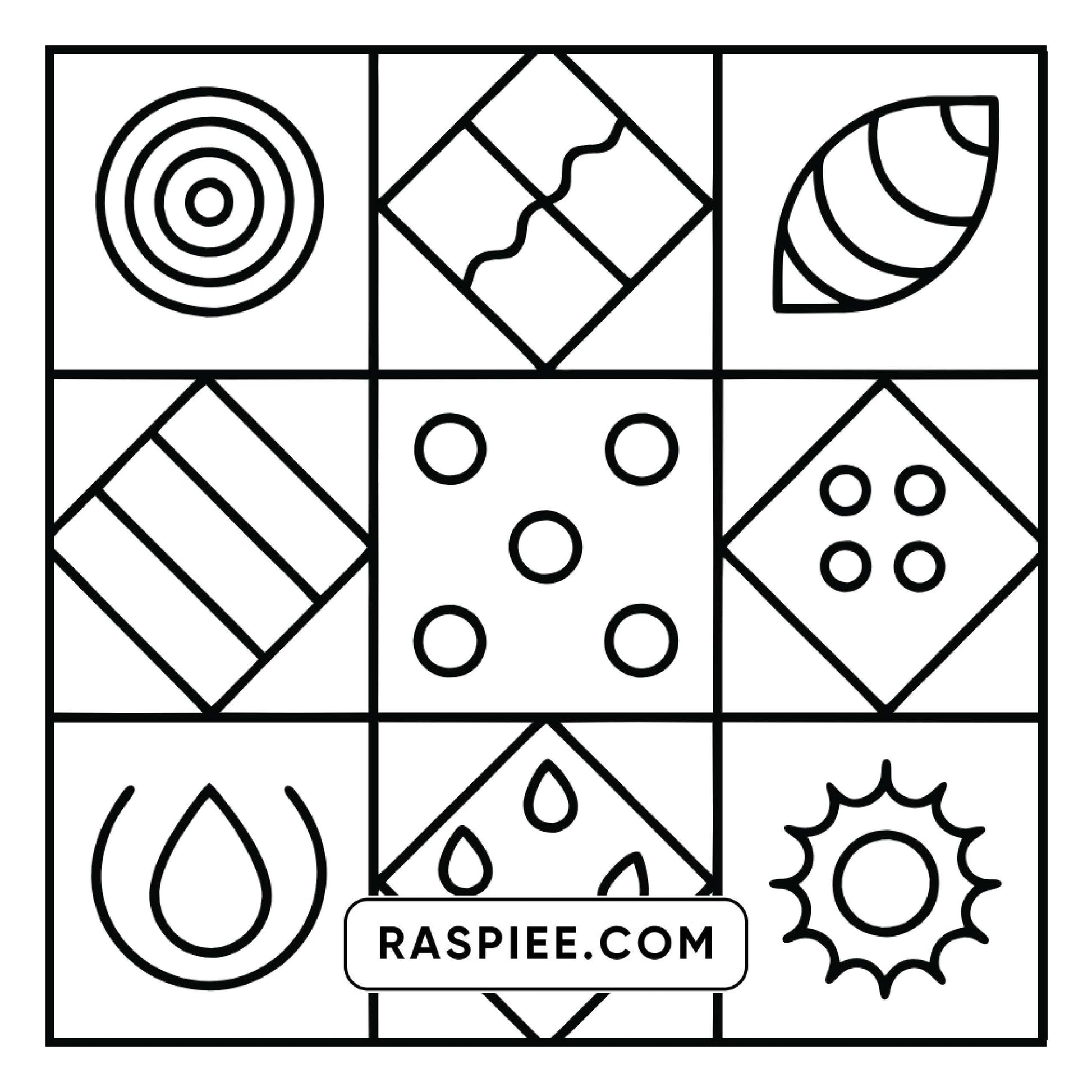 98 Bold and Easy Comfy Patterns Coloring Pages