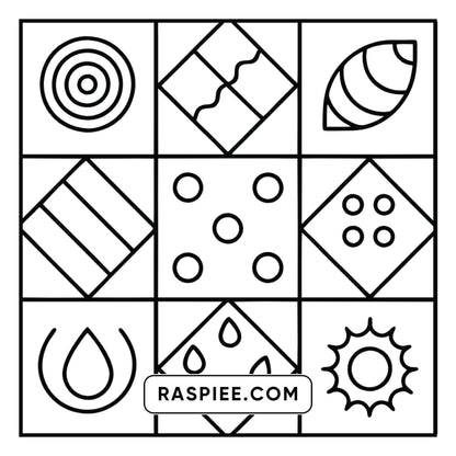 98 Bold and Easy Comfy Patterns Coloring Pages
