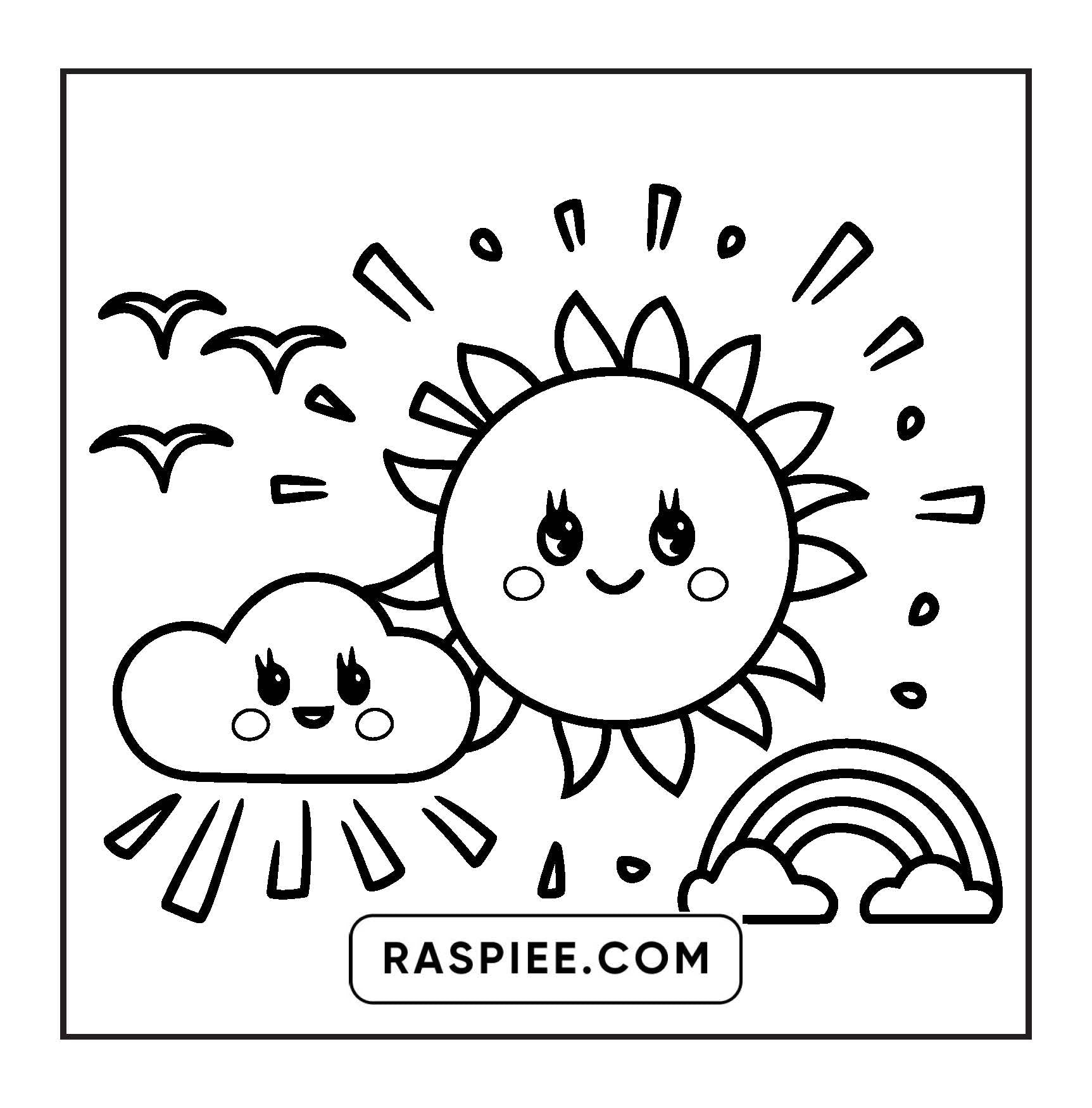 98 Bold and Easy Cute Pairs Coloring Pages