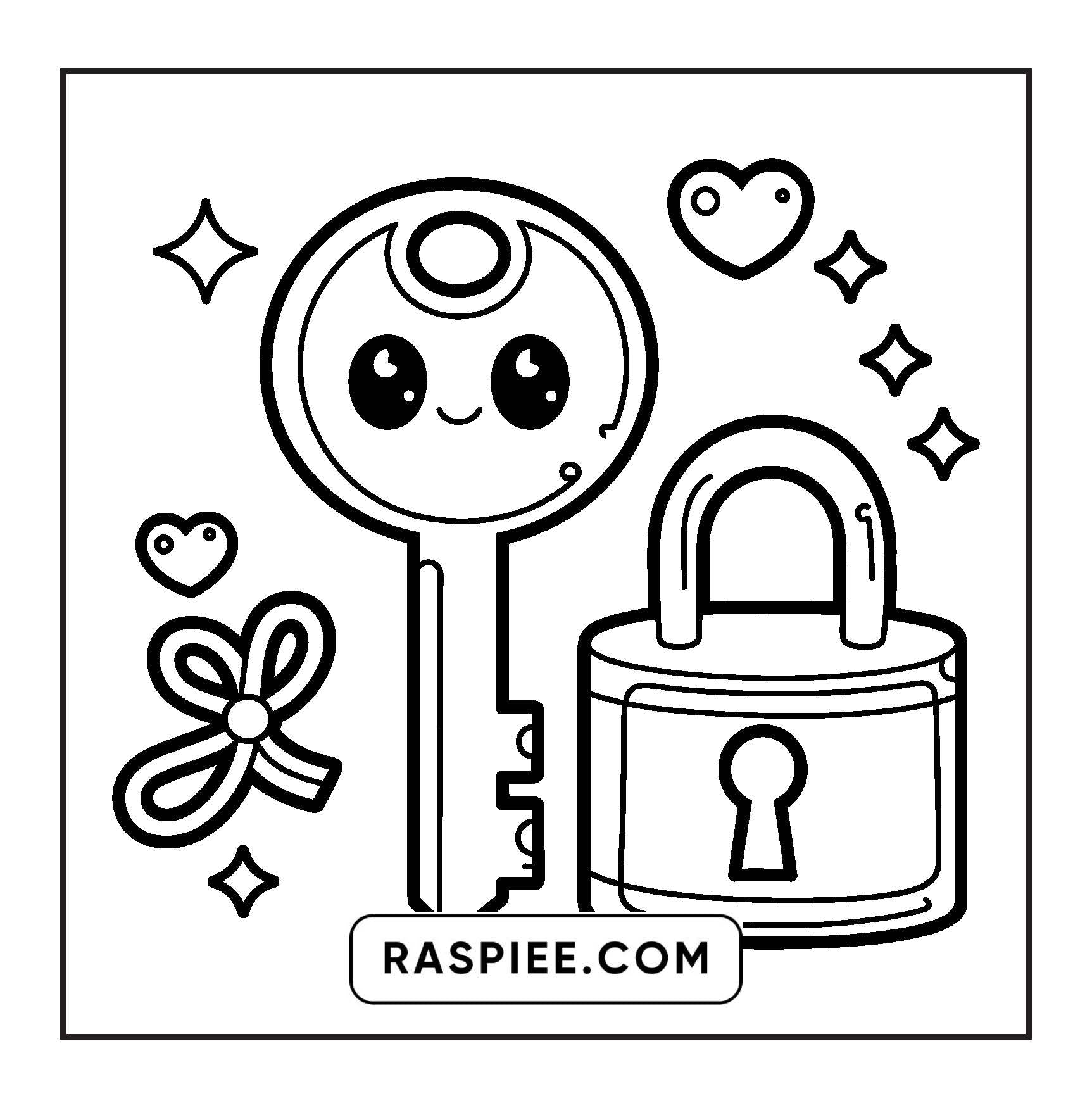 98 Bold and Easy Cute Pairs Coloring Pages