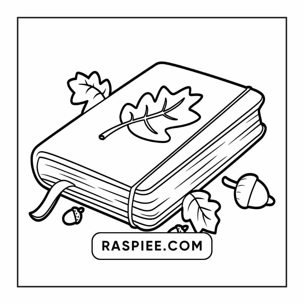 76 Bold and Easy Fall Vibes Coloring Pages Printable PDF Instant Download