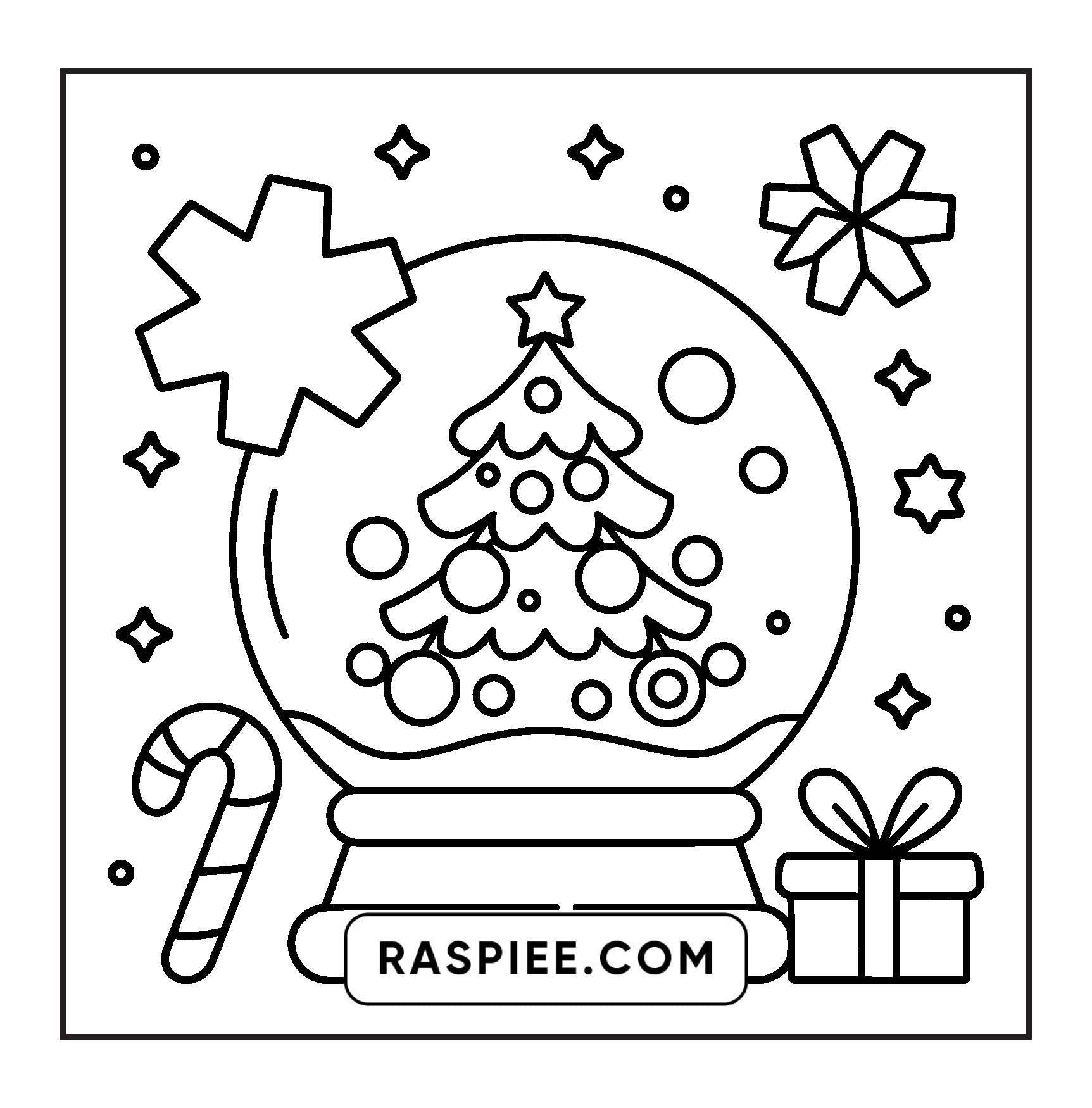 69 Bold and Easy Cozy Christmas Coloring Pages