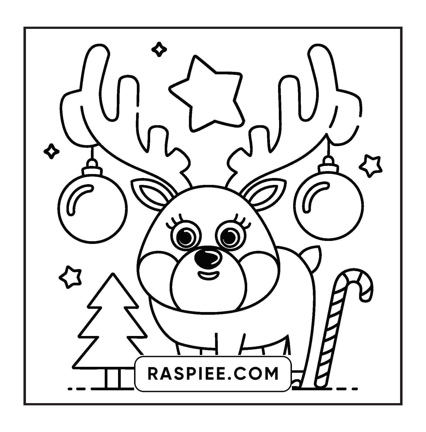 69 Bold and Easy Cozy Christmas Coloring Pages