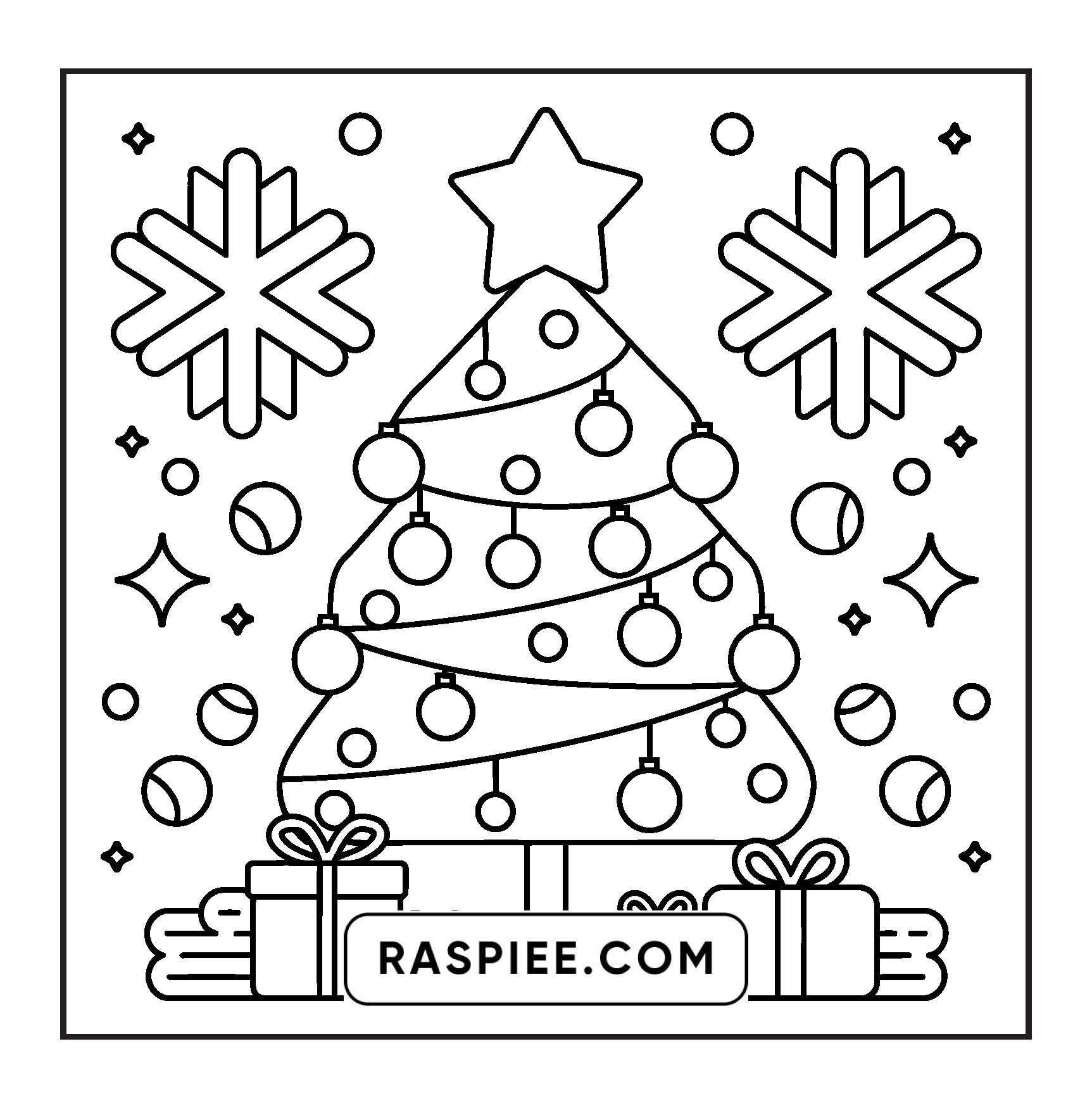 69 Bold and Easy Cozy Christmas Coloring Pages
