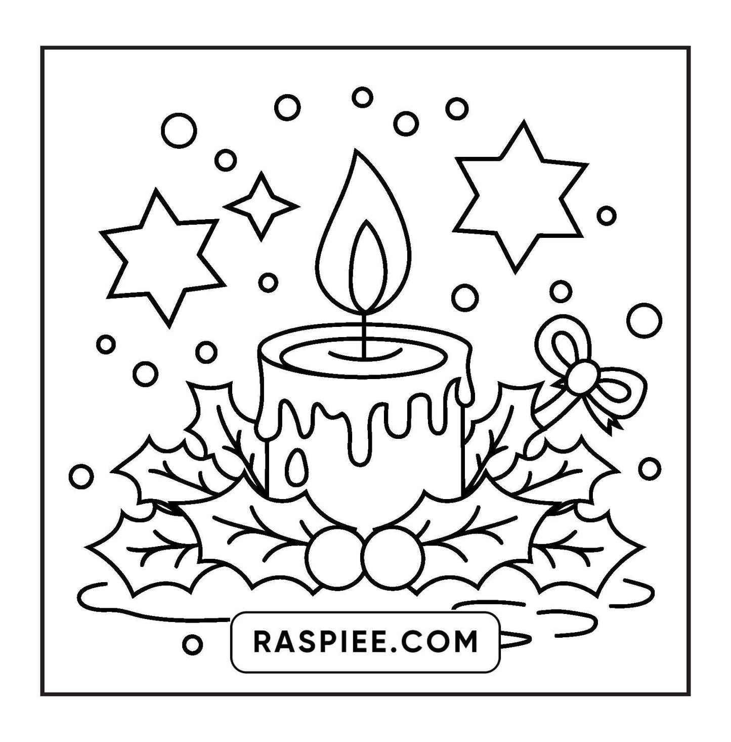 69 Bold and Easy Cozy Christmas Coloring Pages