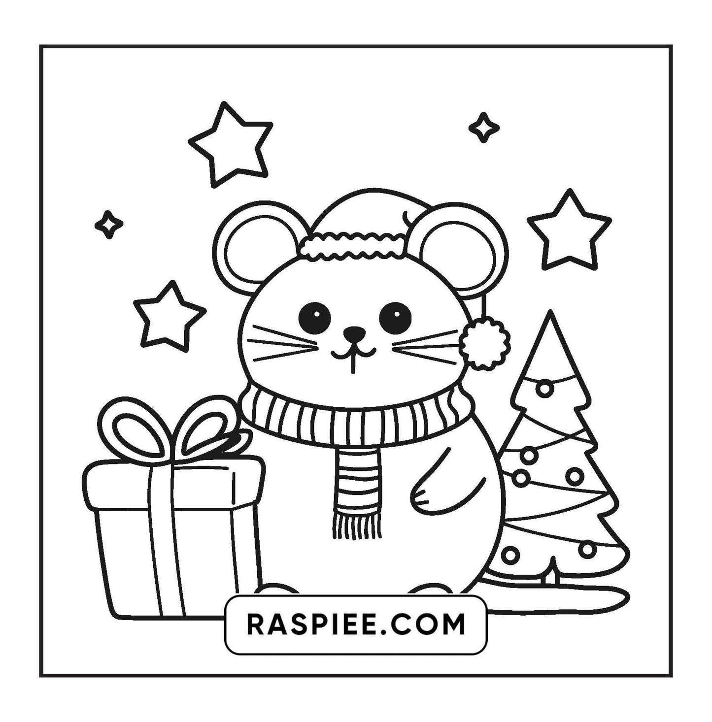 69 Bold and Easy Cozy Christmas Coloring Pages