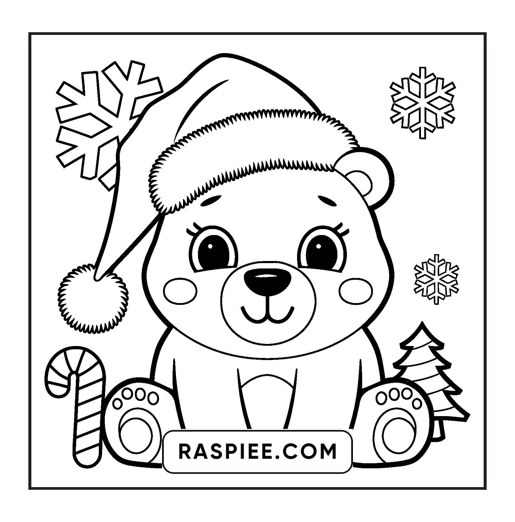 69 Bold and Easy Cozy Christmas Coloring Pages