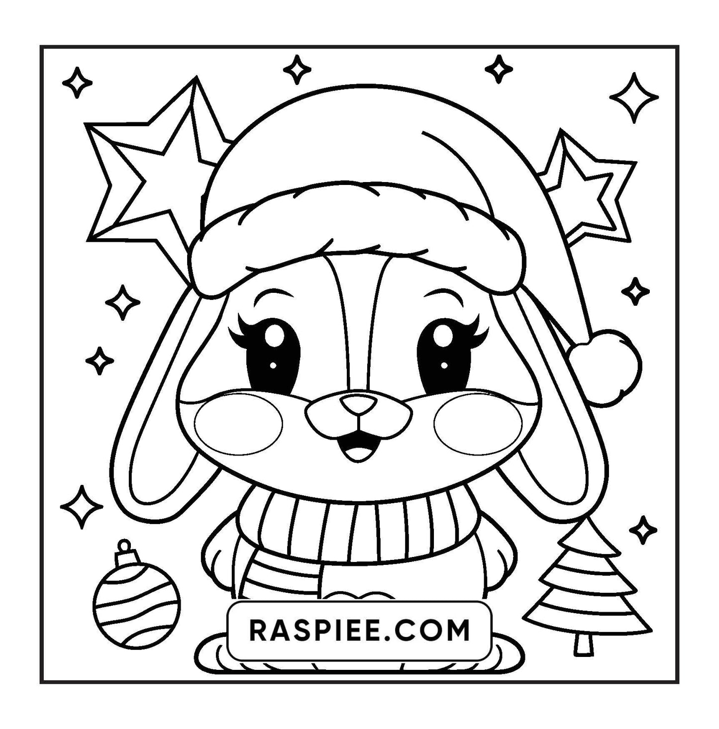 69 Bold and Easy Cozy Christmas Coloring Pages