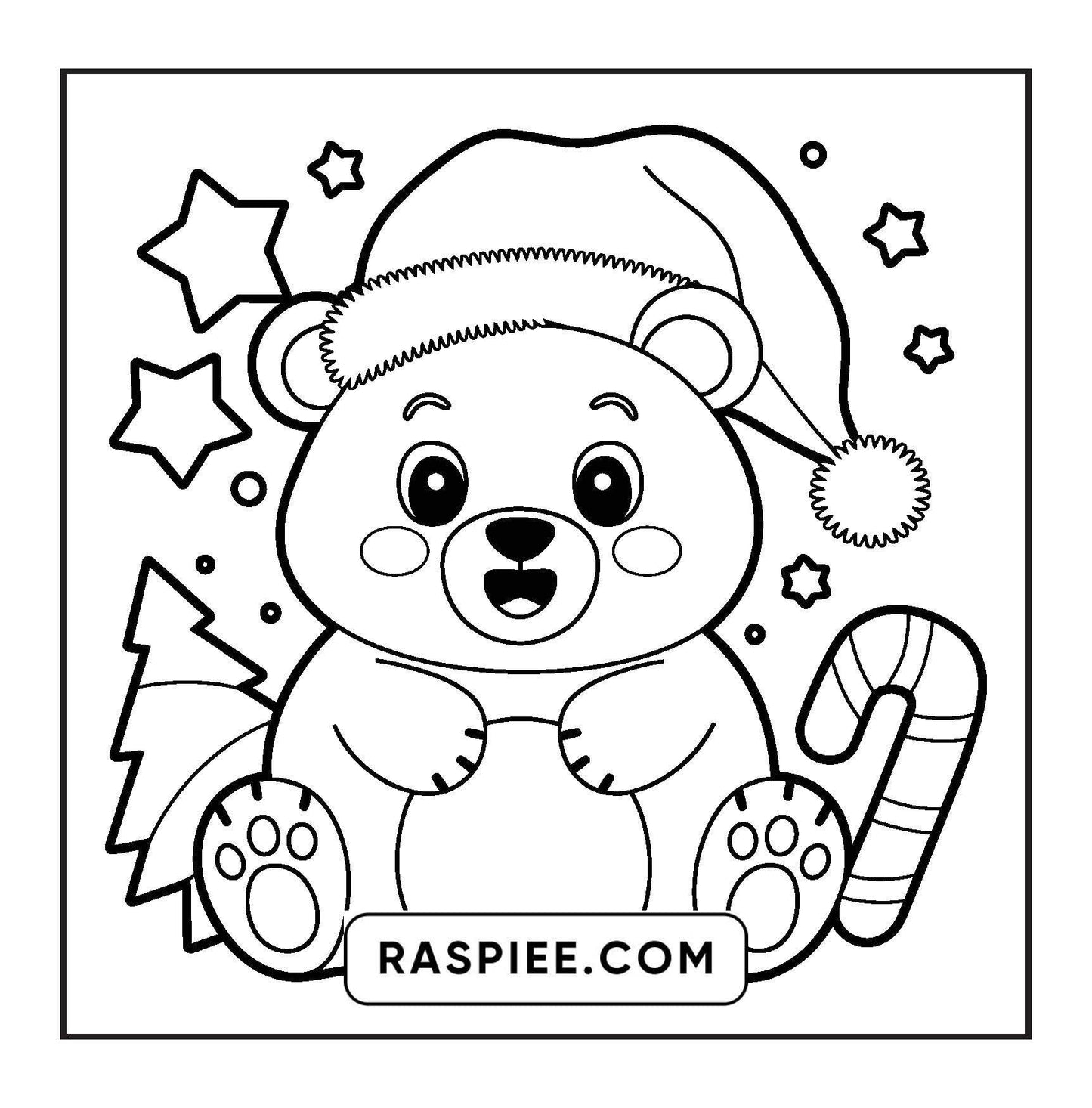 69 Bold and Easy Cozy Christmas Coloring Pages