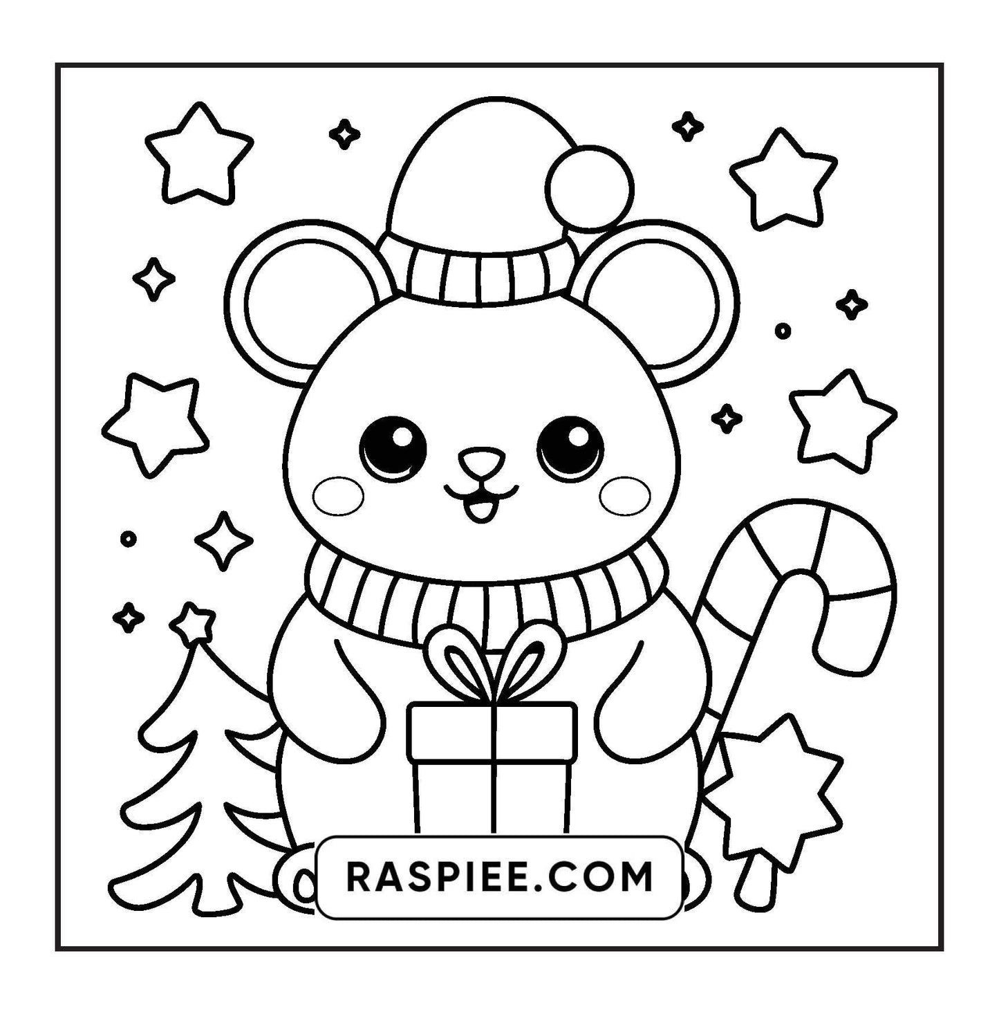 69 Bold and Easy Cozy Christmas Coloring Pages