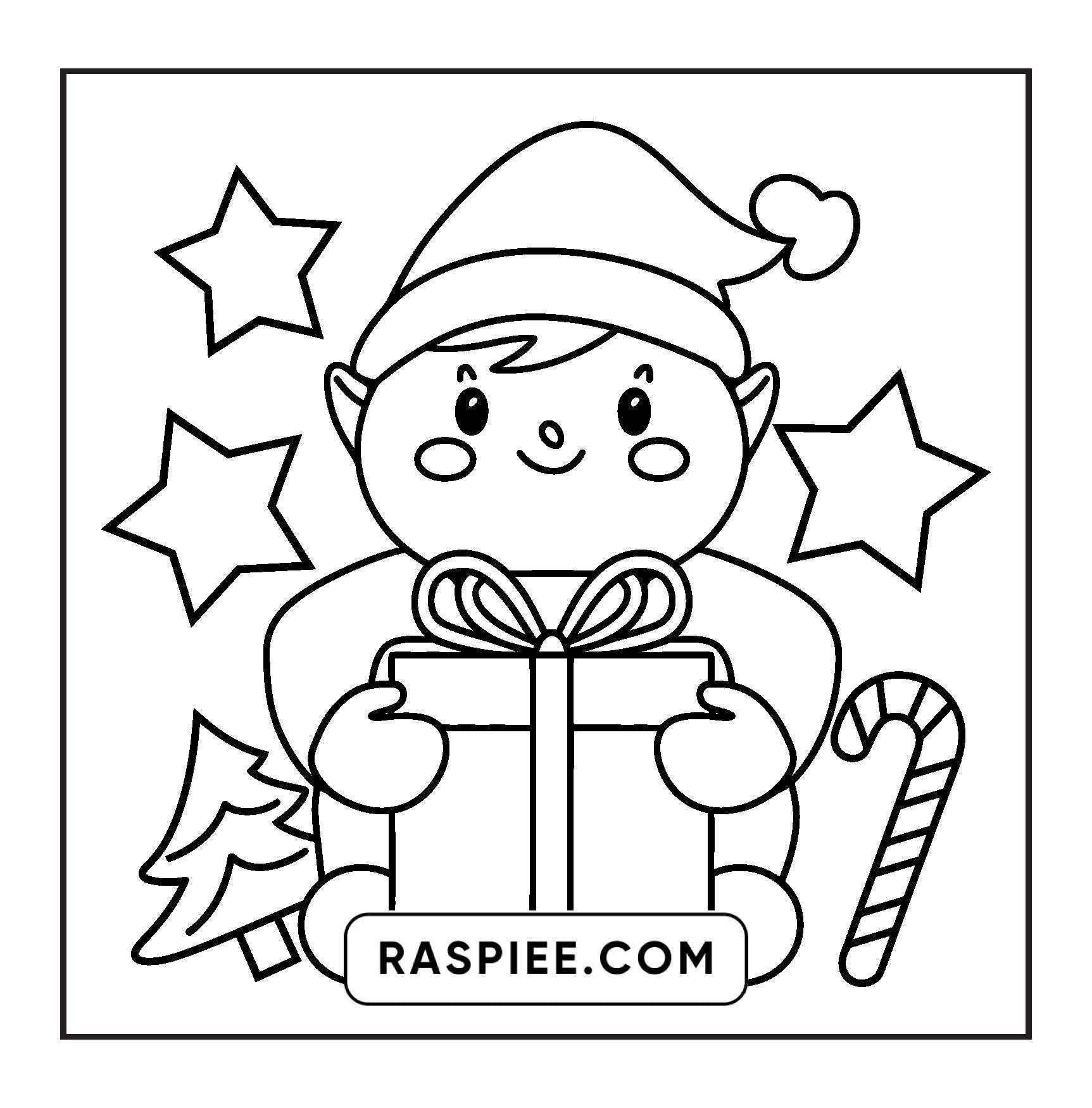 69 Bold and Easy Cozy Christmas Coloring Pages