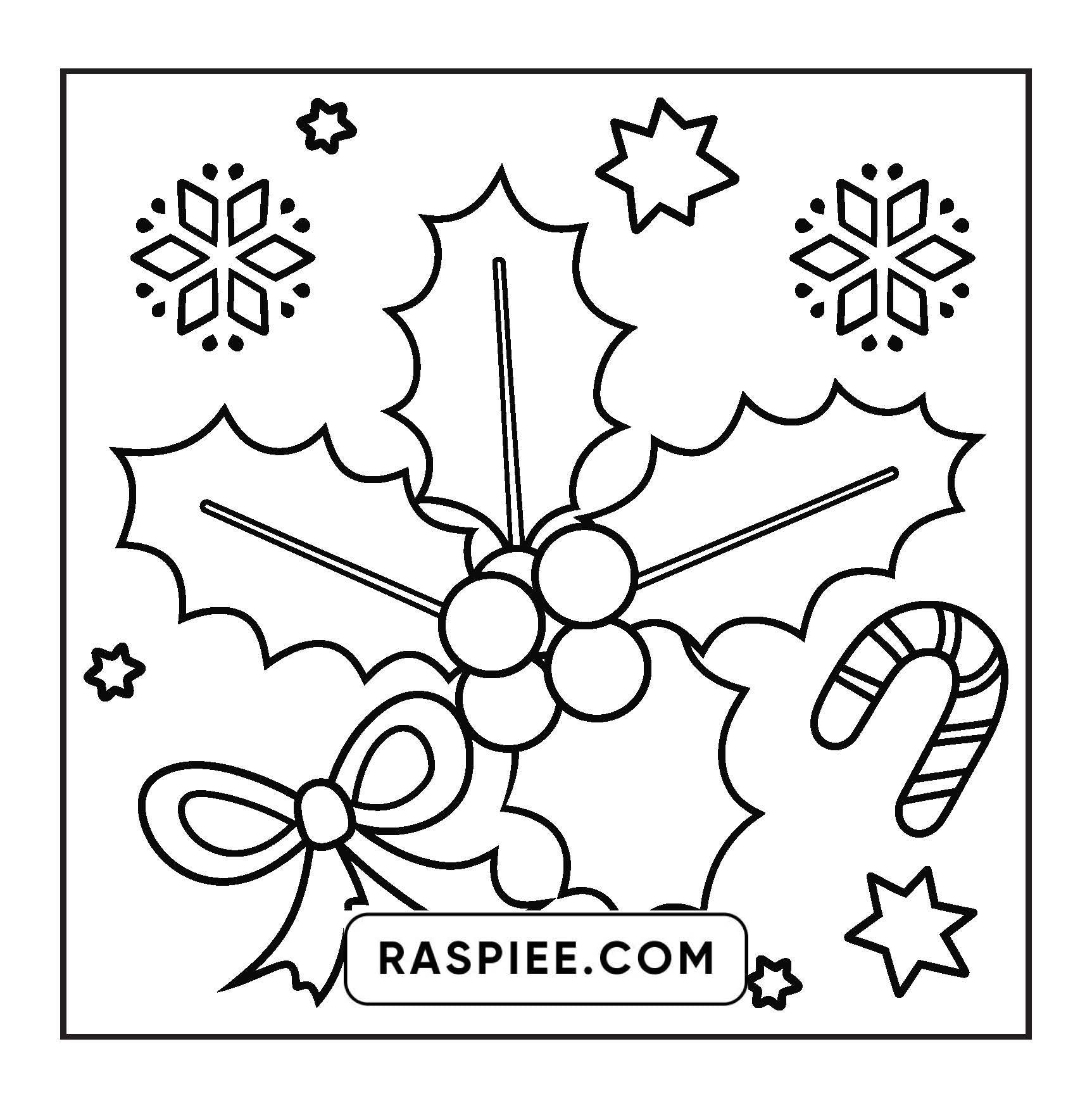 69 Bold and Easy Cozy Christmas Coloring Pages