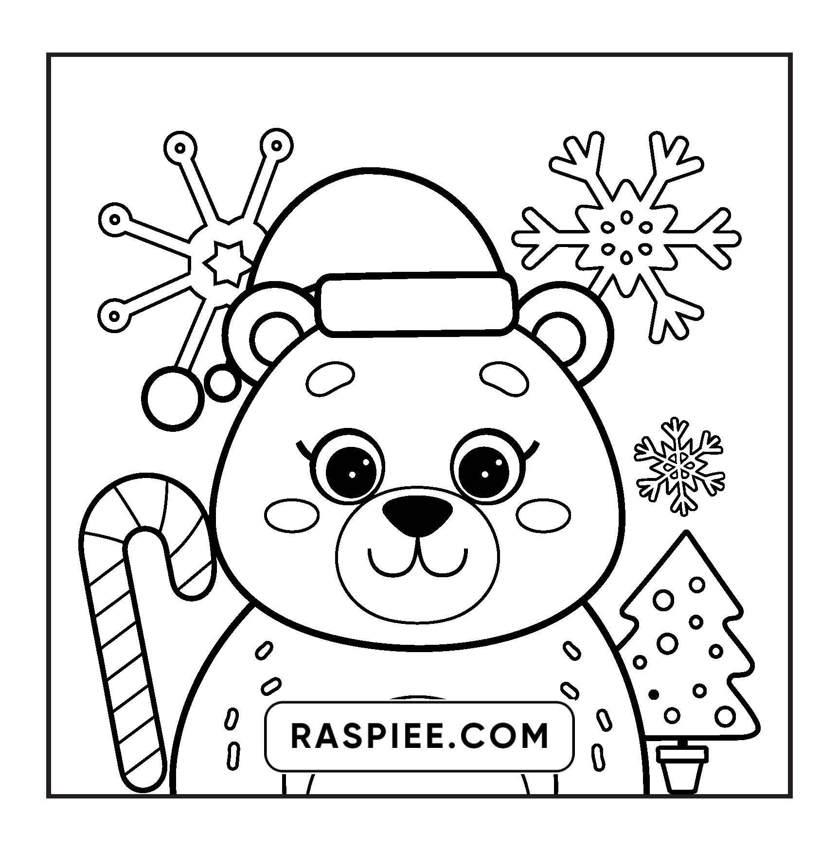 69 Bold and Easy Cozy Christmas Coloring Pages