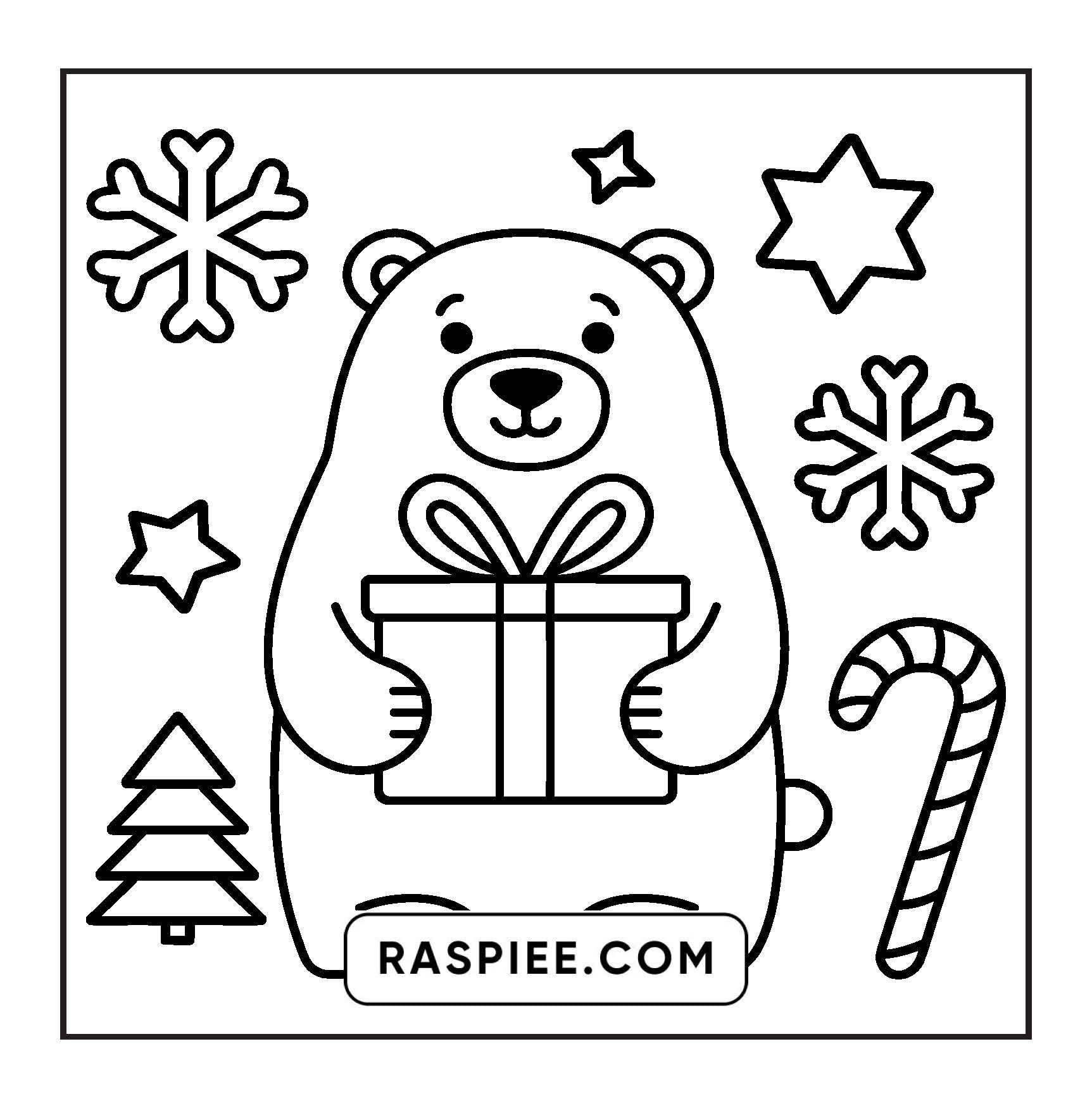 69 Bold and Easy Cozy Christmas Coloring Pages