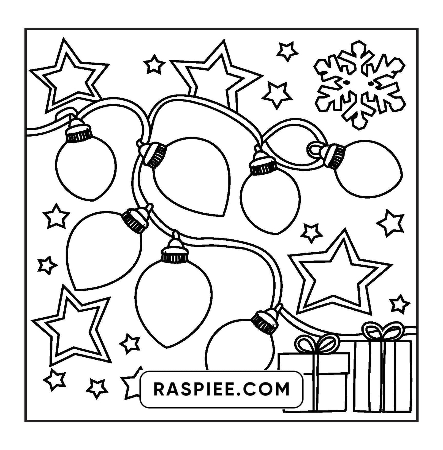 69 Bold and Easy Cozy Christmas Coloring Pages