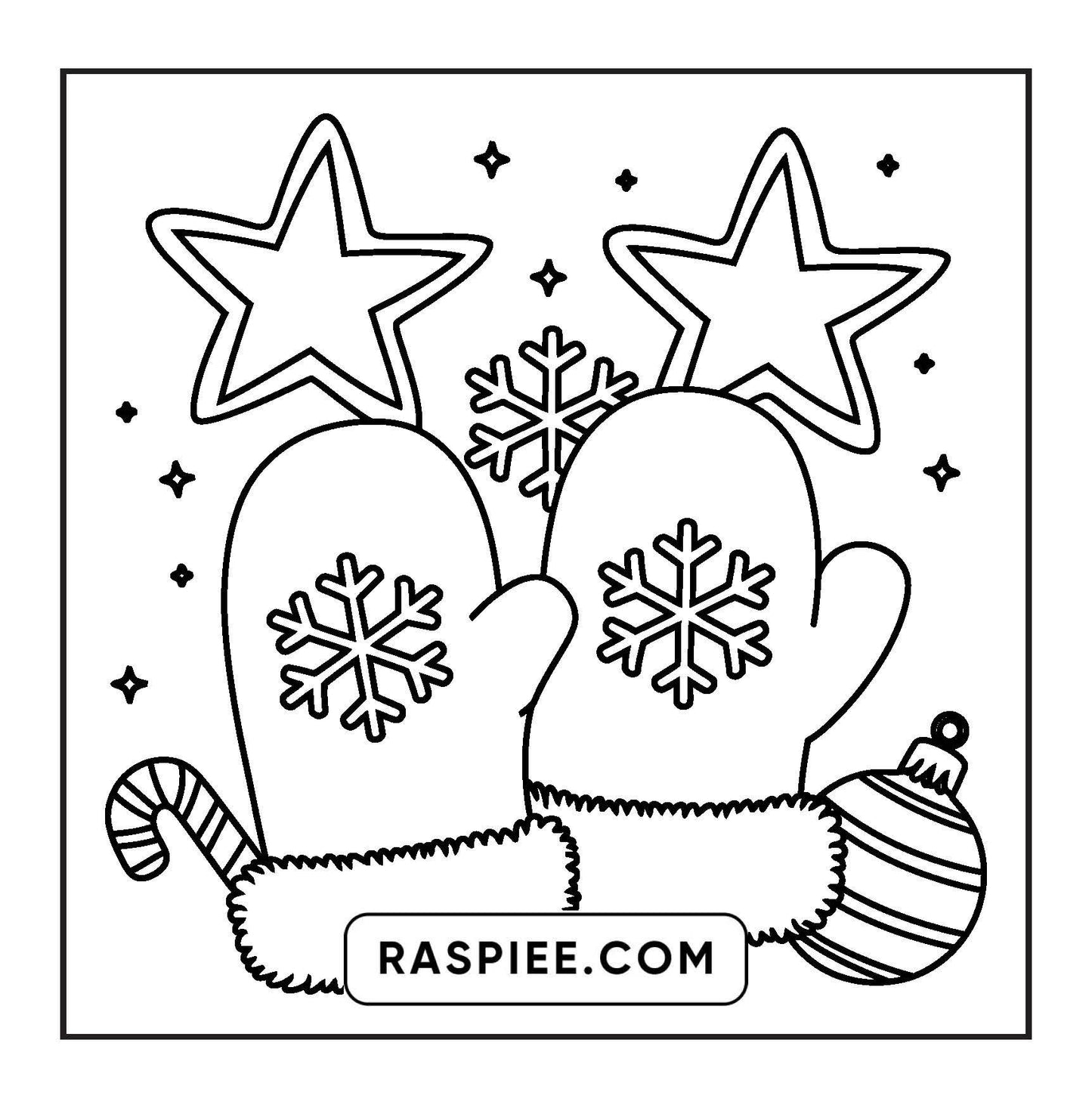 69 Bold and Easy Cozy Christmas Coloring Pages