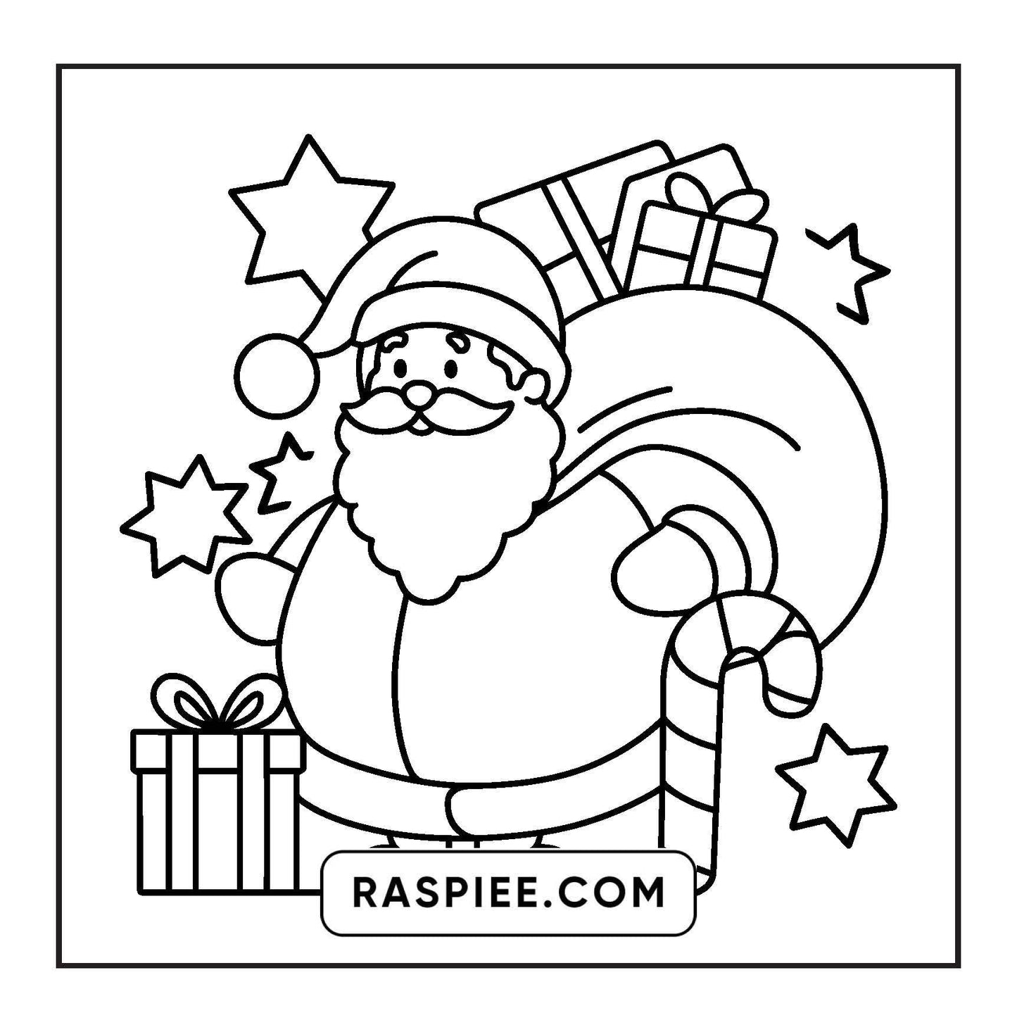 69 Bold and Easy Cozy Christmas Coloring Pages