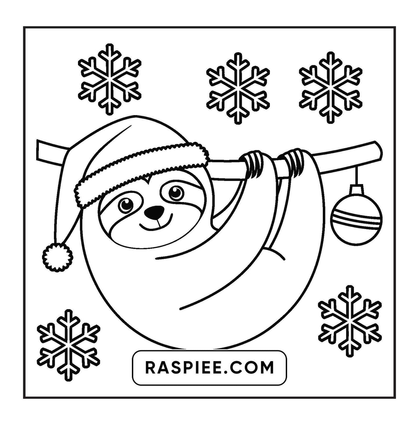 69 Bold and Easy Cozy Christmas Coloring Pages