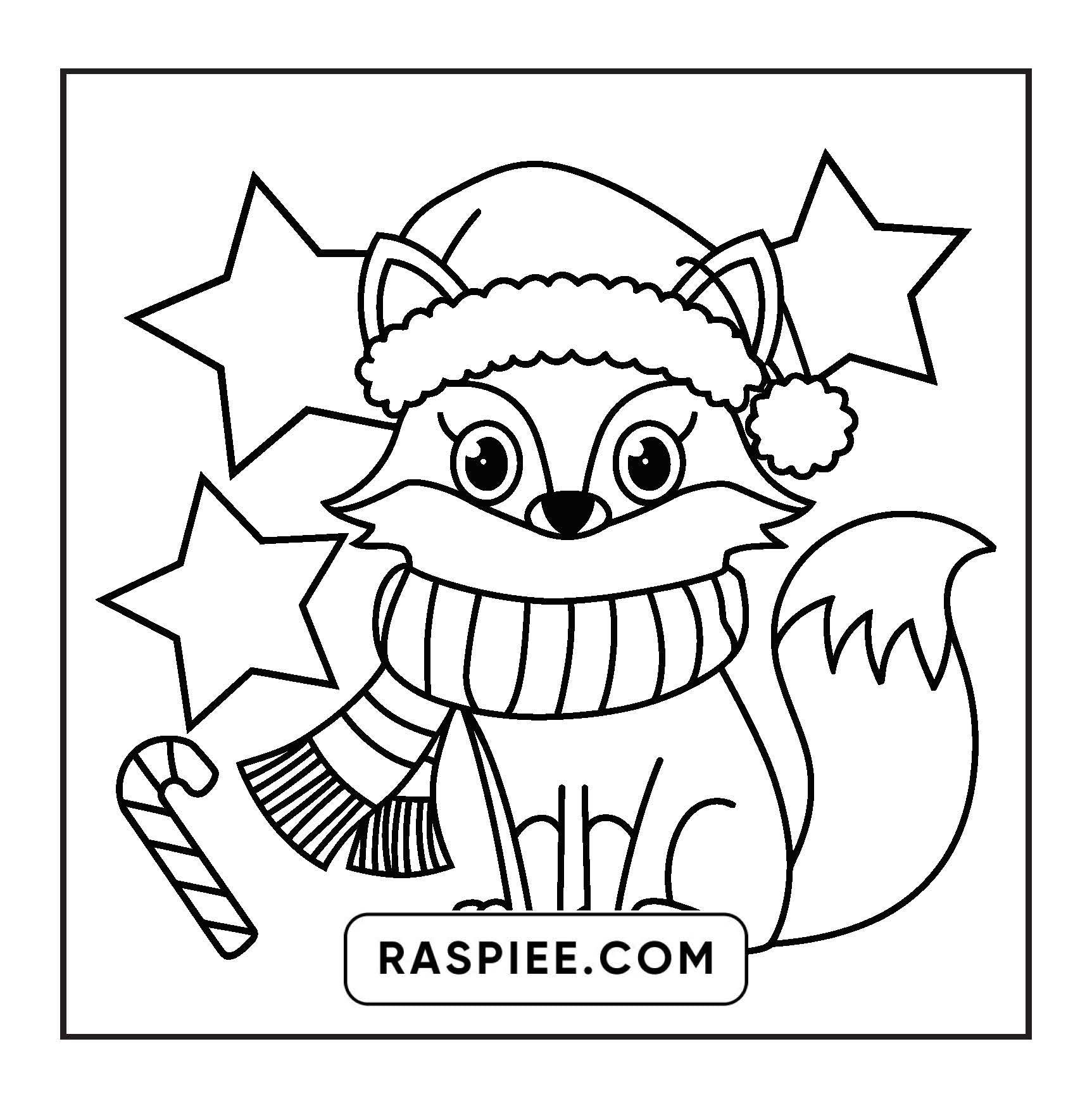 69 Bold and Easy Cozy Christmas Coloring Pages