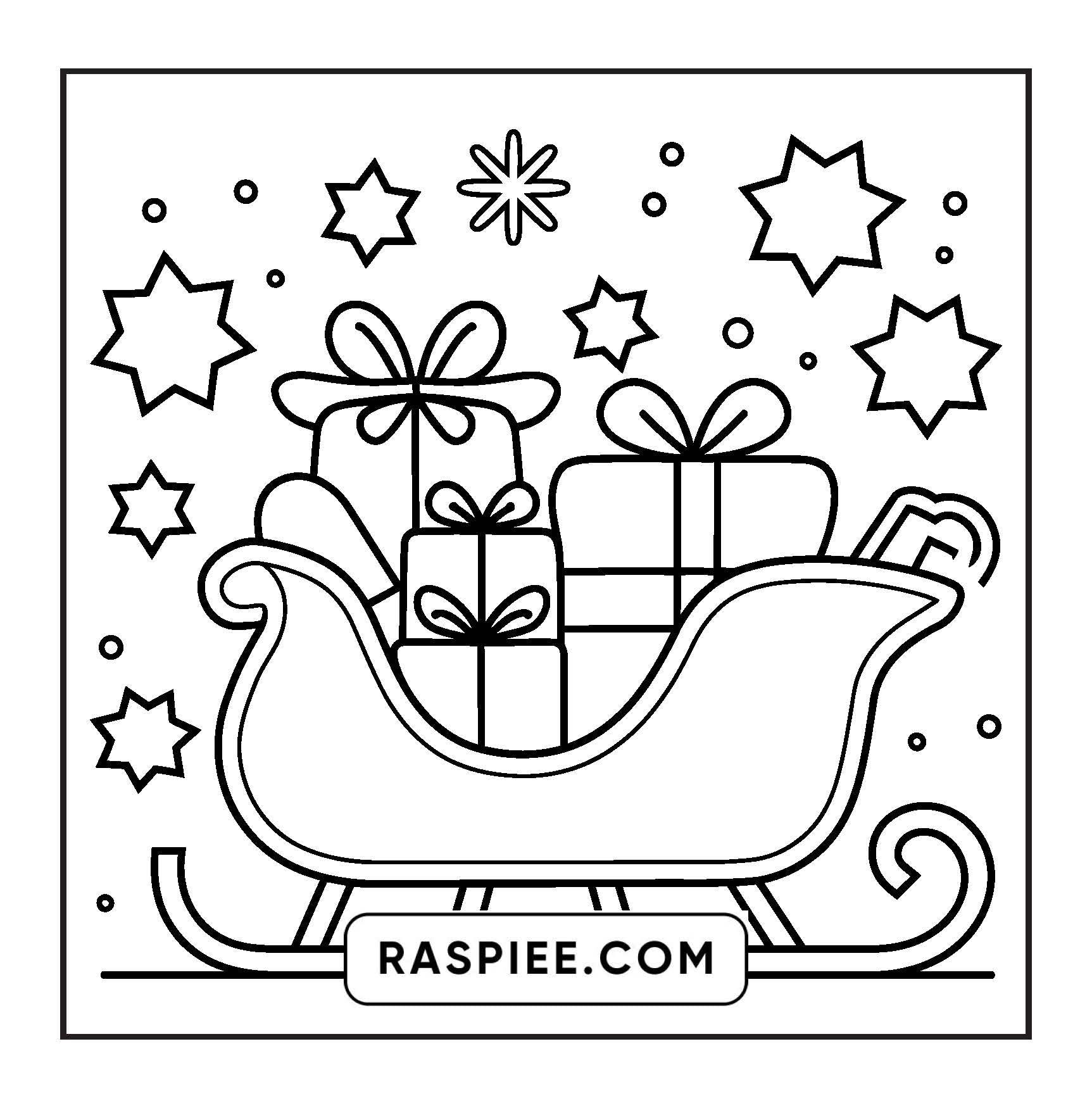69 Bold and Easy Cozy Christmas Coloring Pages