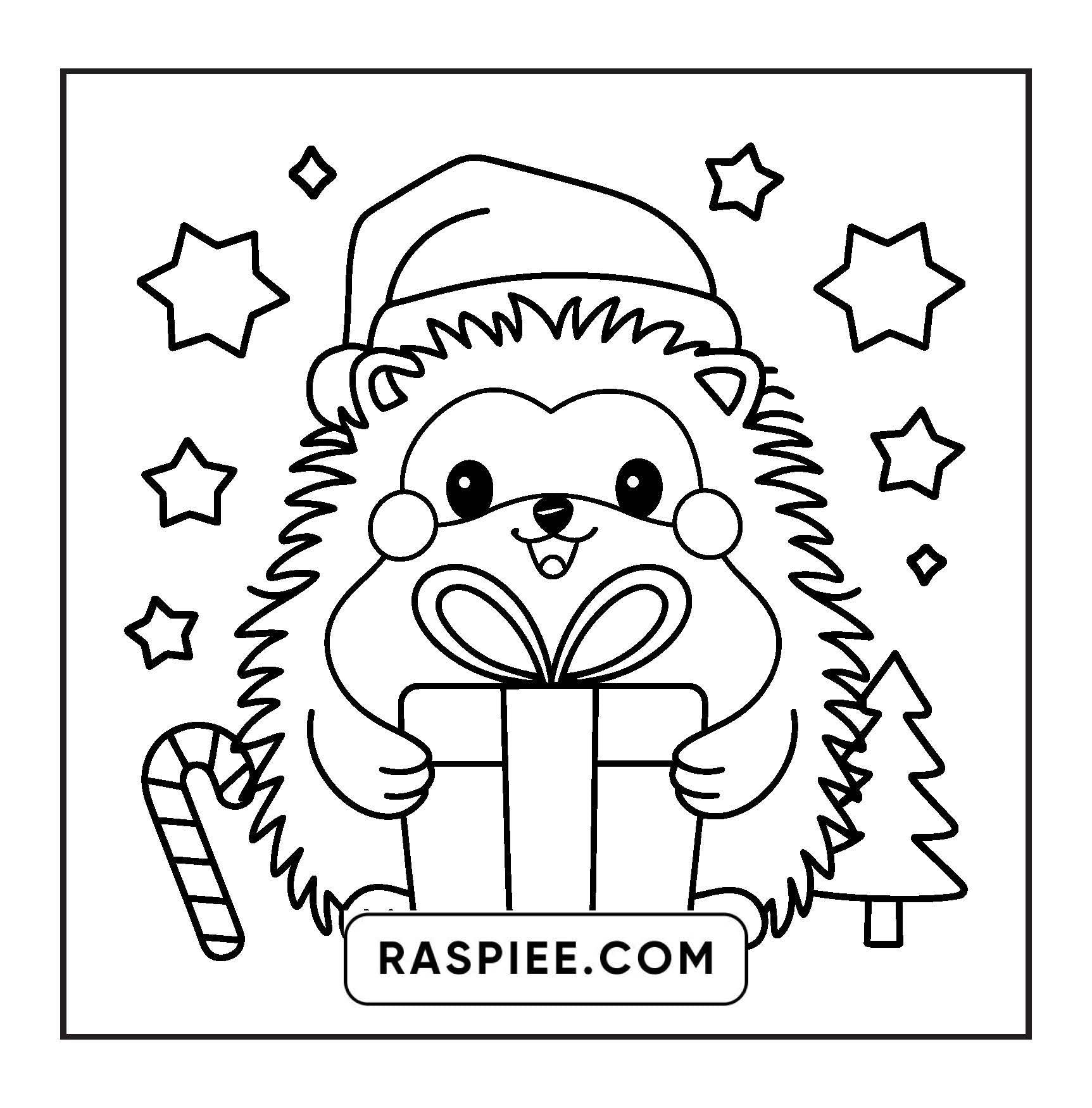 69 Bold and Easy Cozy Christmas Coloring Pages