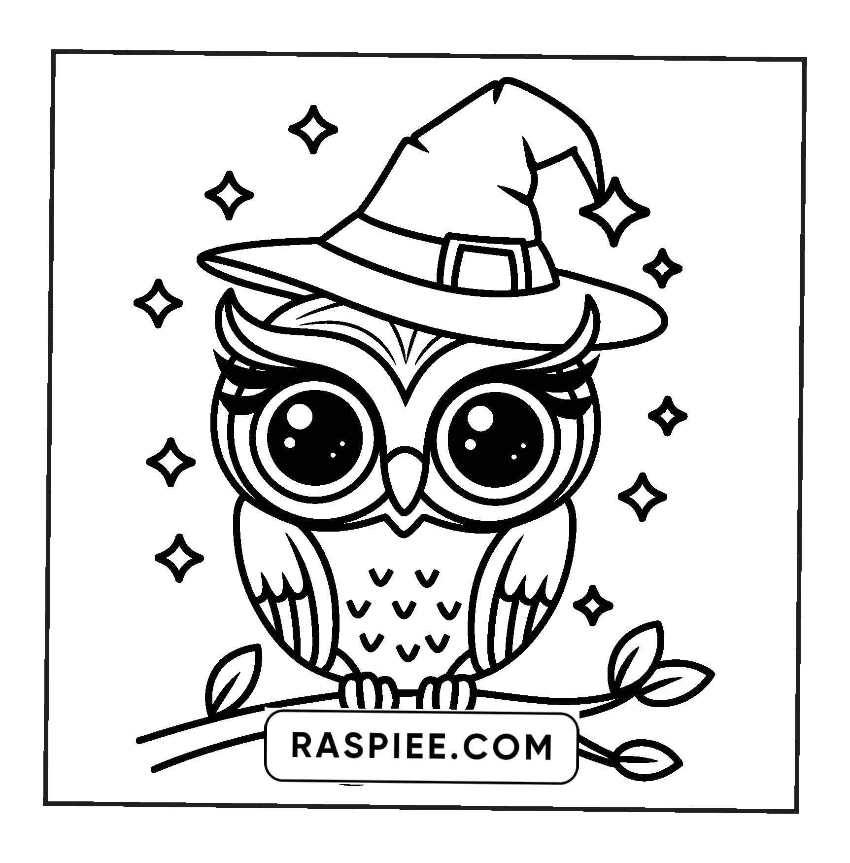 92 Bold and Easy Cute Witch Stuff Coloring Pages