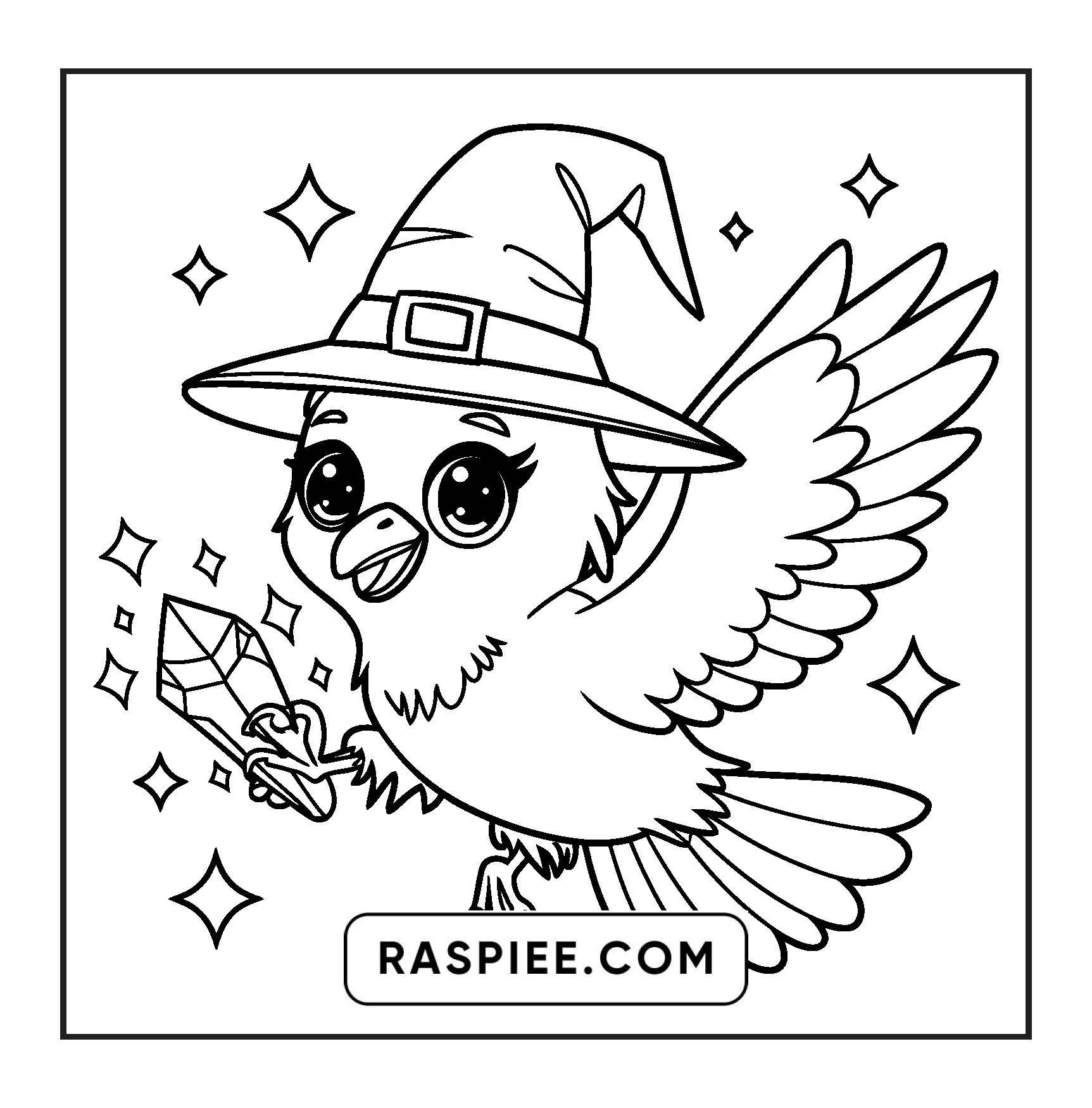 92 Bold and Easy Cute Witch Stuff Coloring Pages