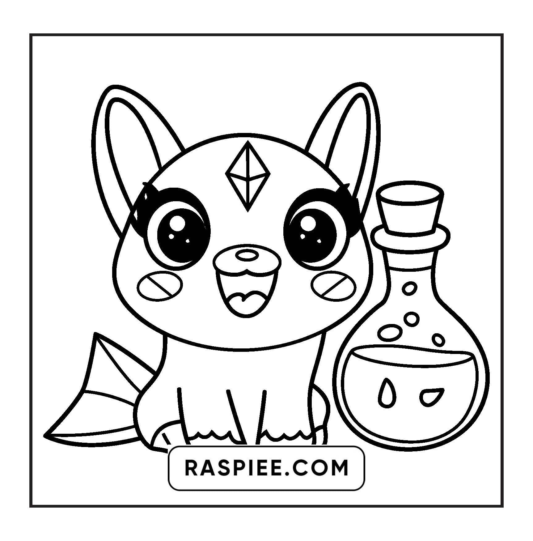 92 Bold and Easy Cute Witch Stuff Coloring Pages