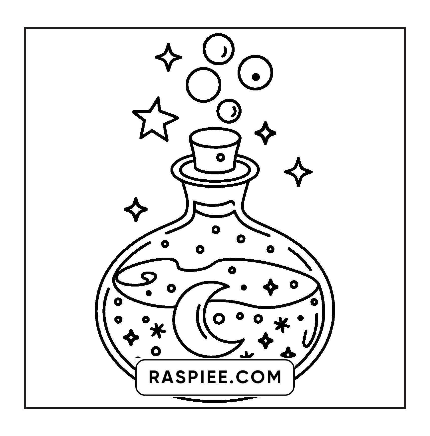 92 Bold and Easy Cute Witch Stuff Coloring Pages