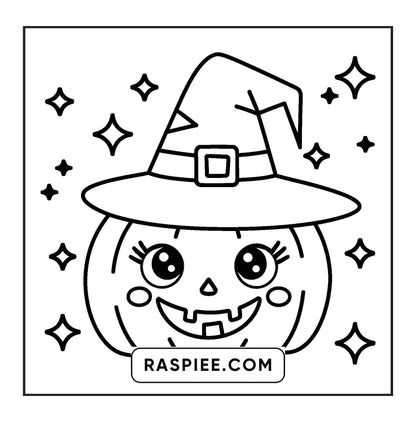 92 Bold and Easy Cute Witch Stuff Coloring Pages