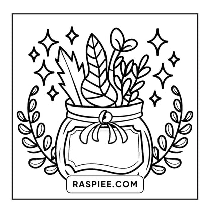 92 Bold and Easy Cute Witch Stuff Coloring Pages