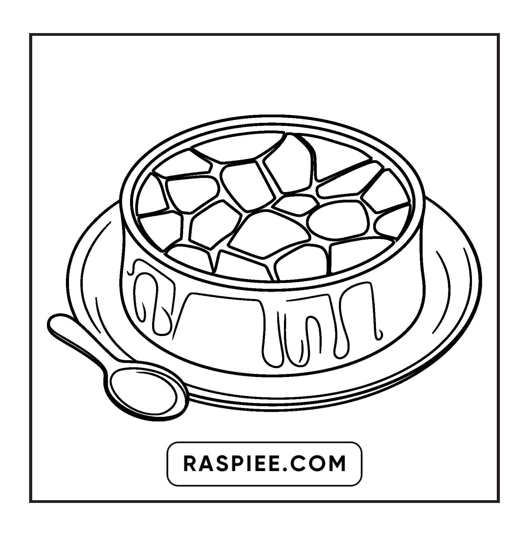 88 Bold and Easy Dessert Coloring Pages