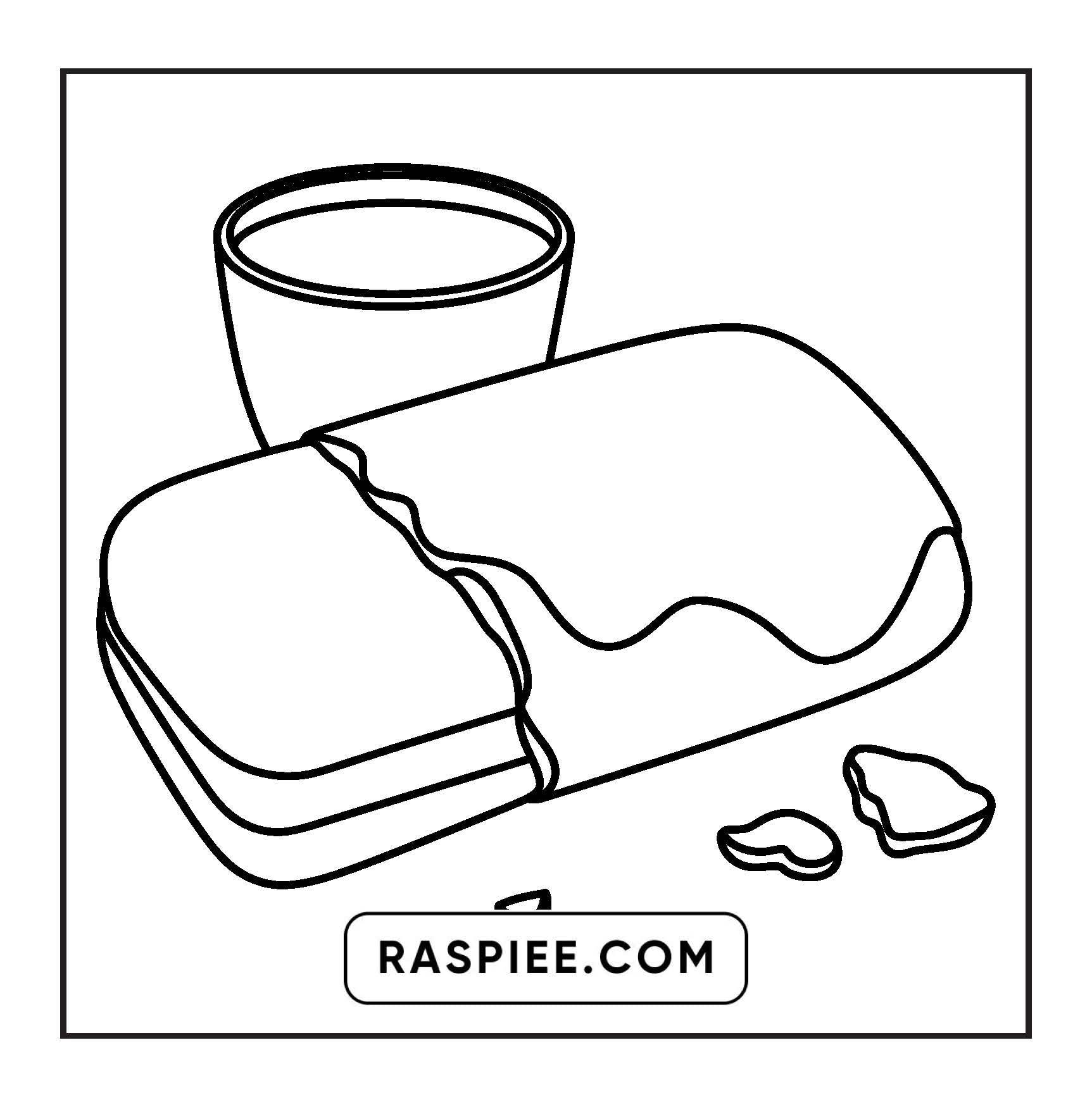 88 Bold and Easy Dessert Coloring Pages