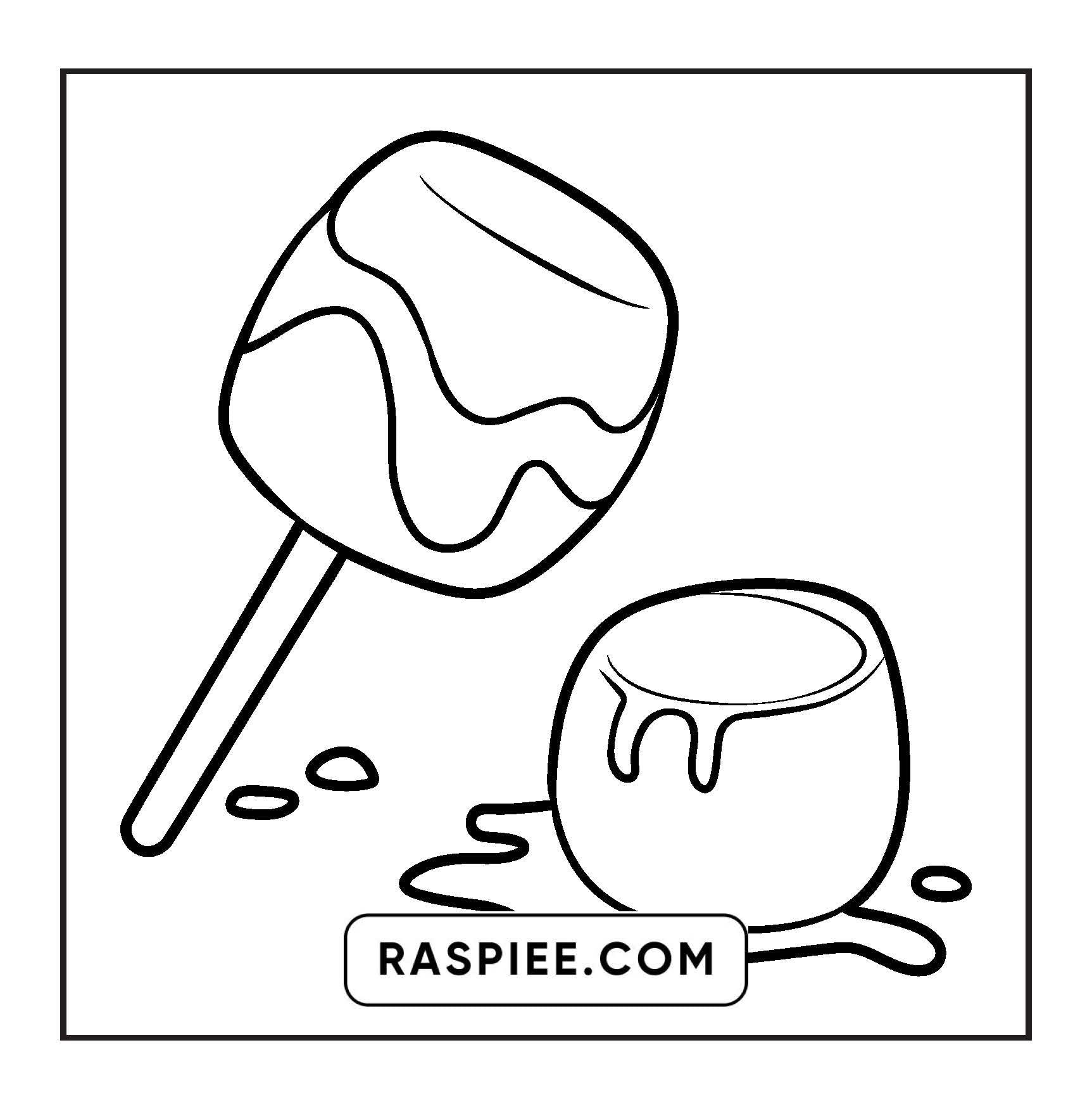 88 Bold and Easy Dessert Coloring Pages