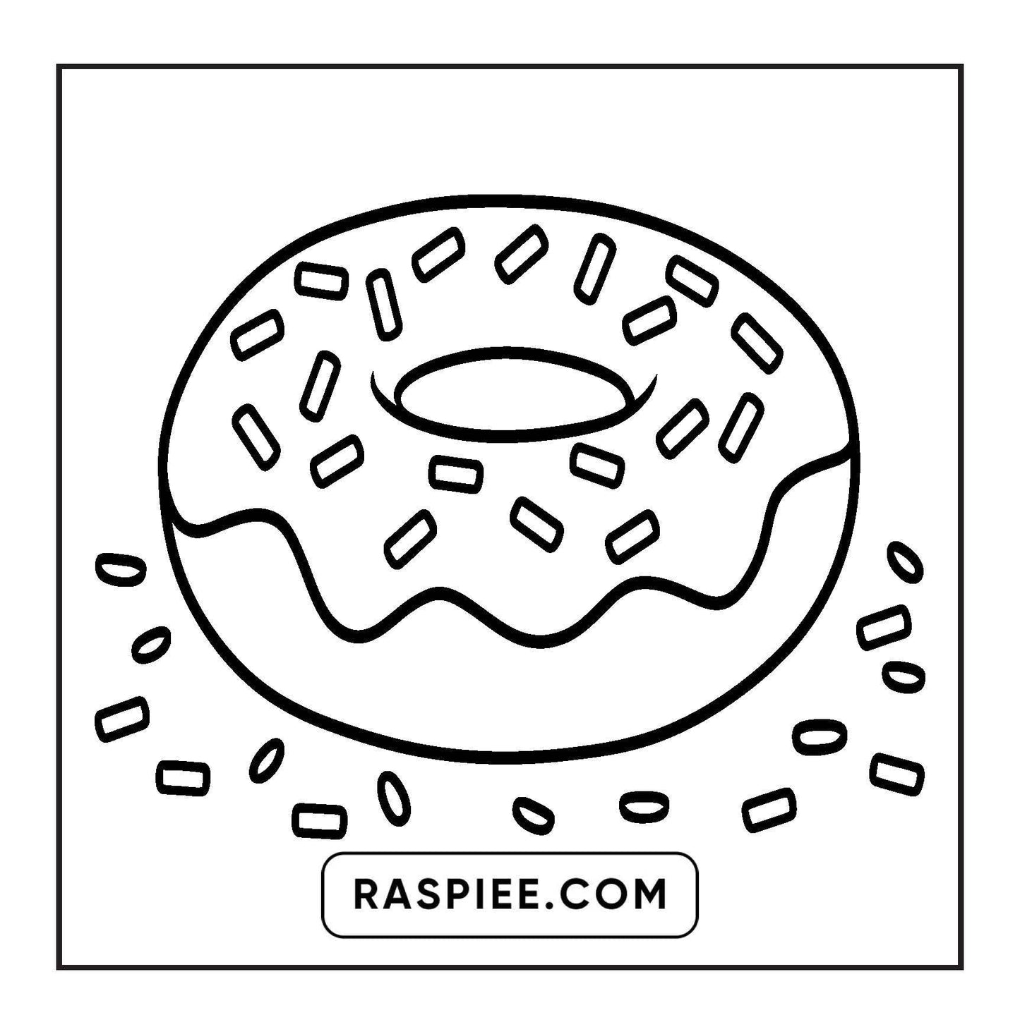 88 Bold and Easy Dessert Coloring Pages