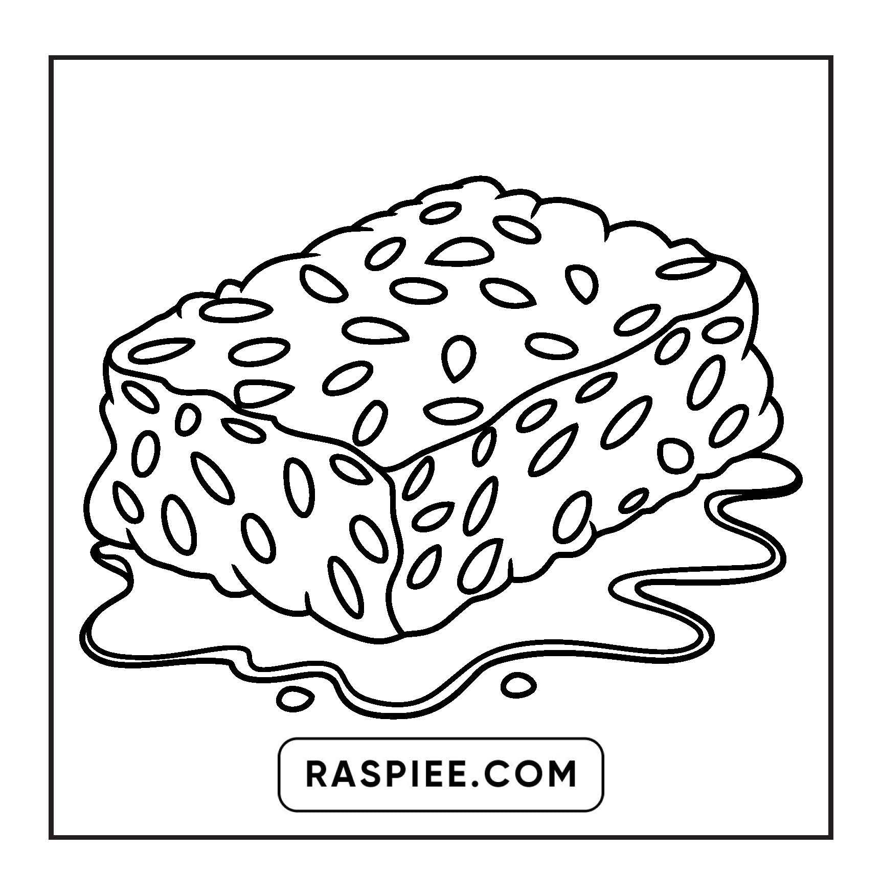 88 Bold and Easy Dessert Coloring Pages