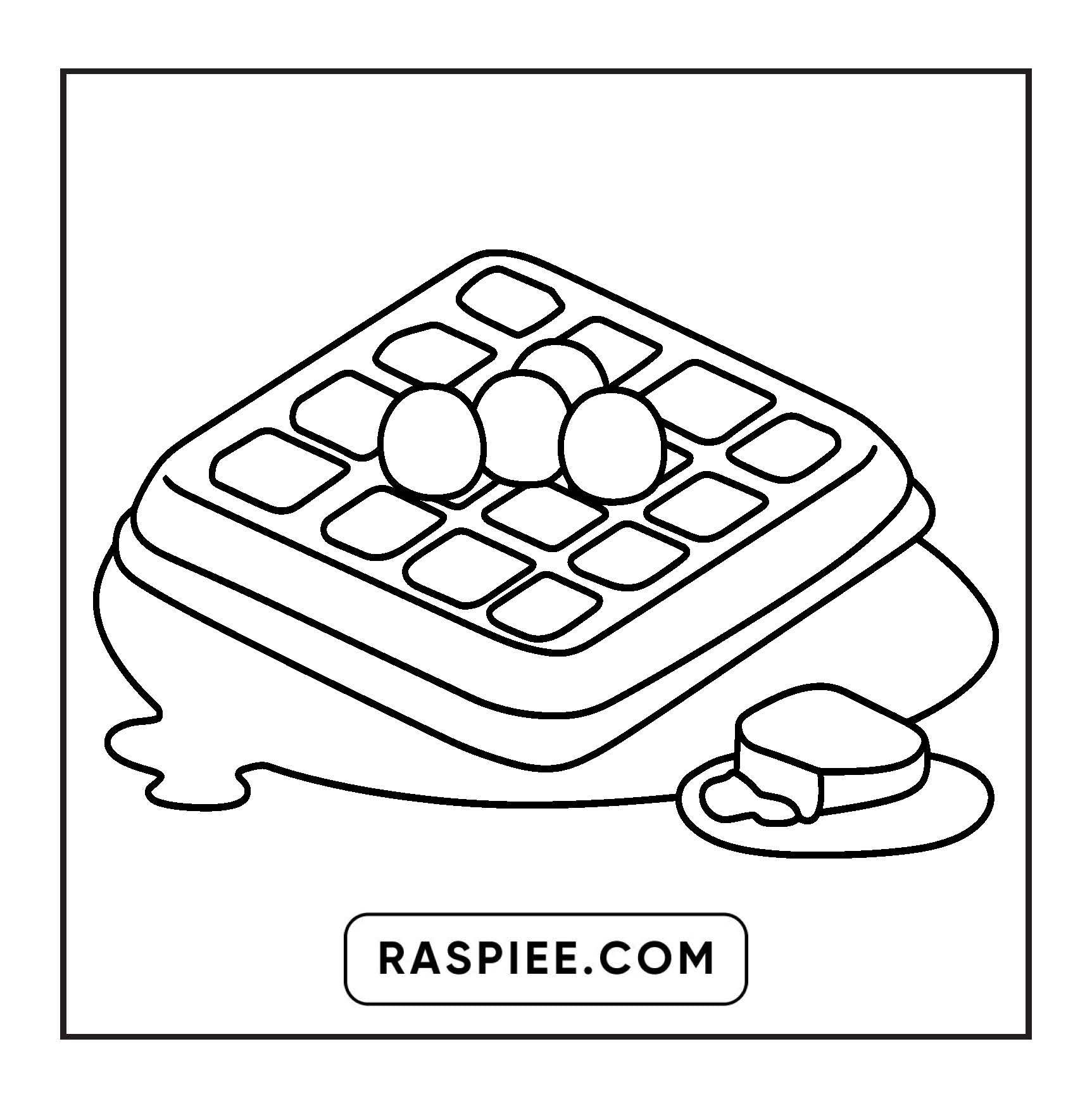 88 Bold and Easy Dessert Coloring Pages