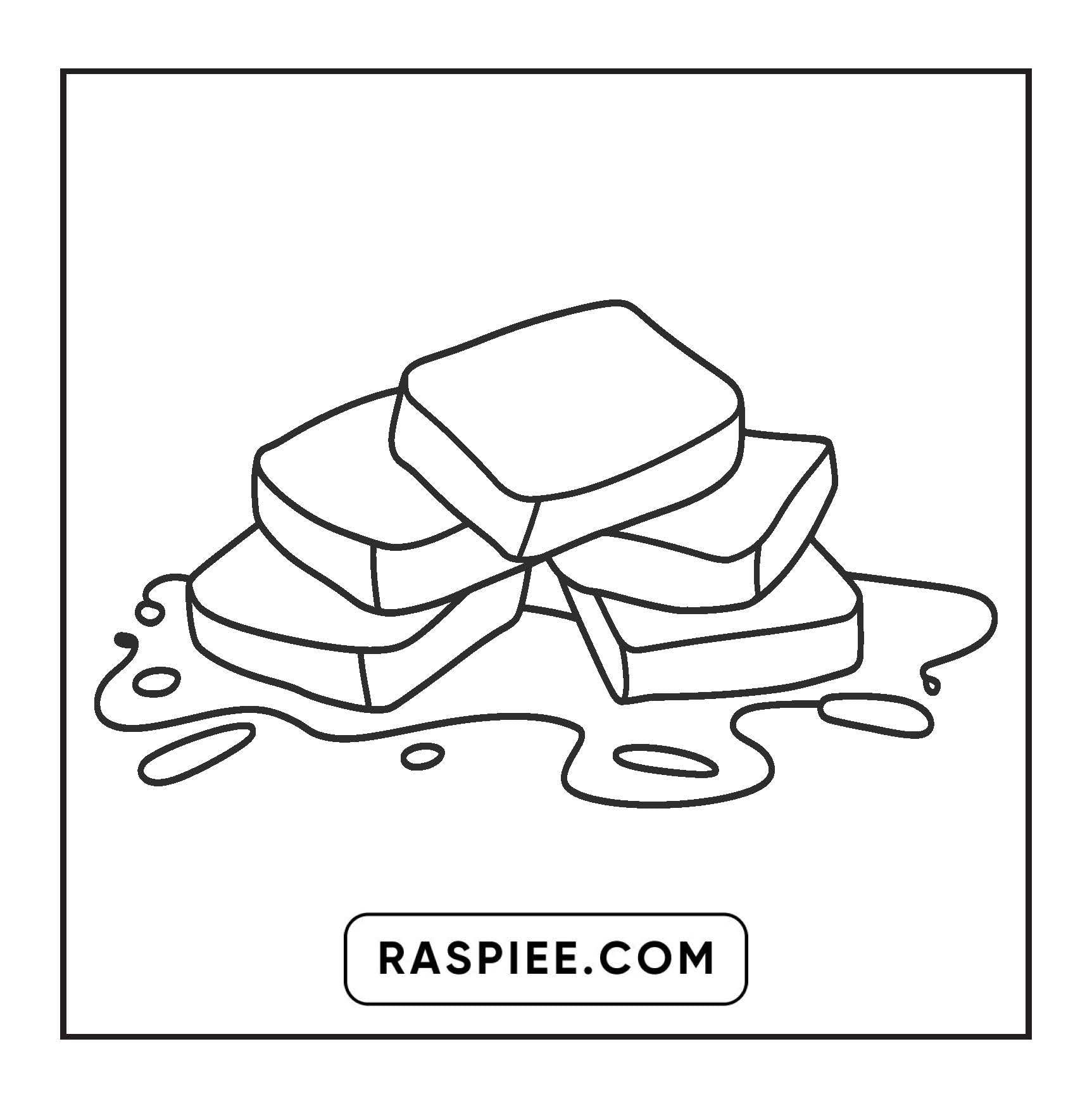 88 Bold and Easy Dessert Coloring Pages