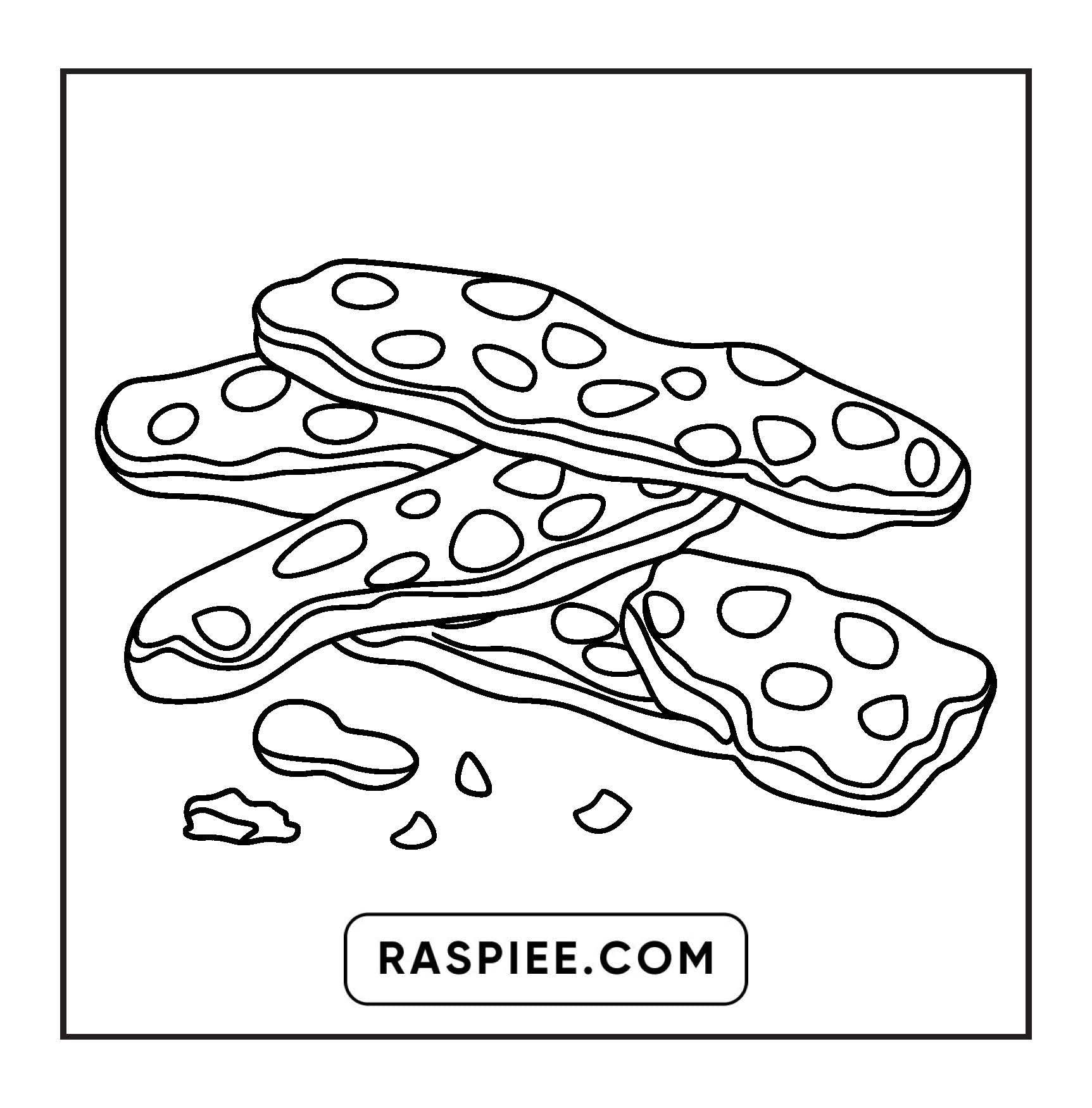 88 Bold and Easy Dessert Coloring Pages