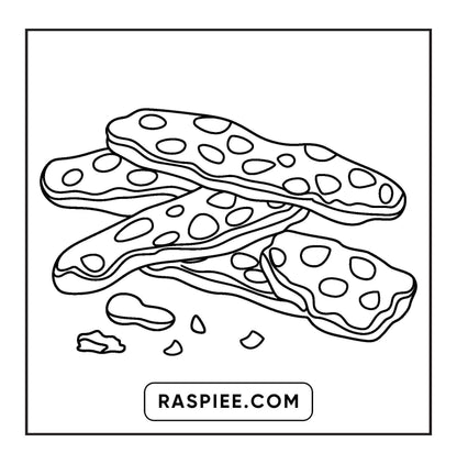 88 Bold and Easy Dessert Coloring Pages