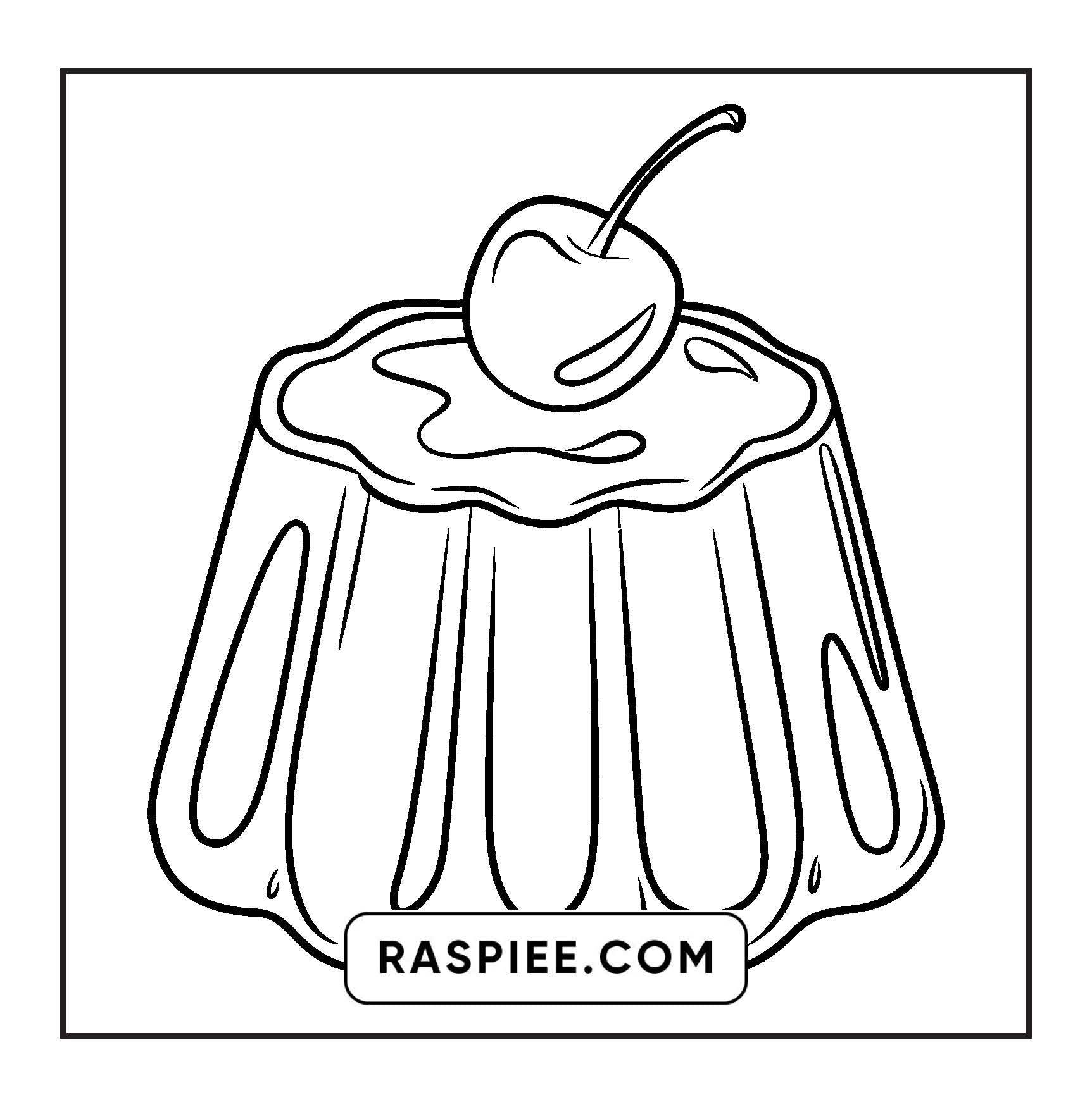88 Bold and Easy Dessert Coloring Pages