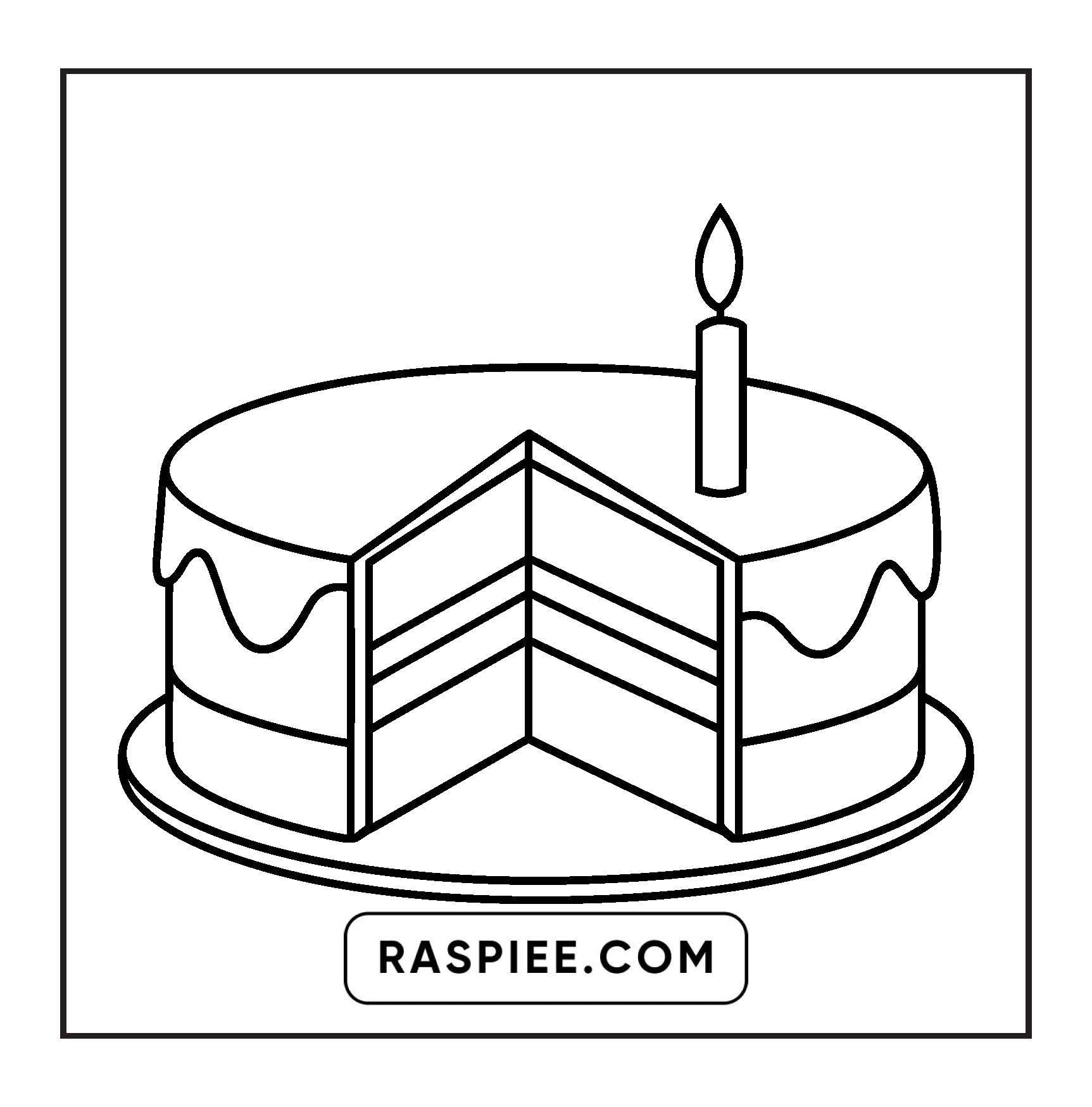 88 Bold and Easy Dessert Coloring Pages