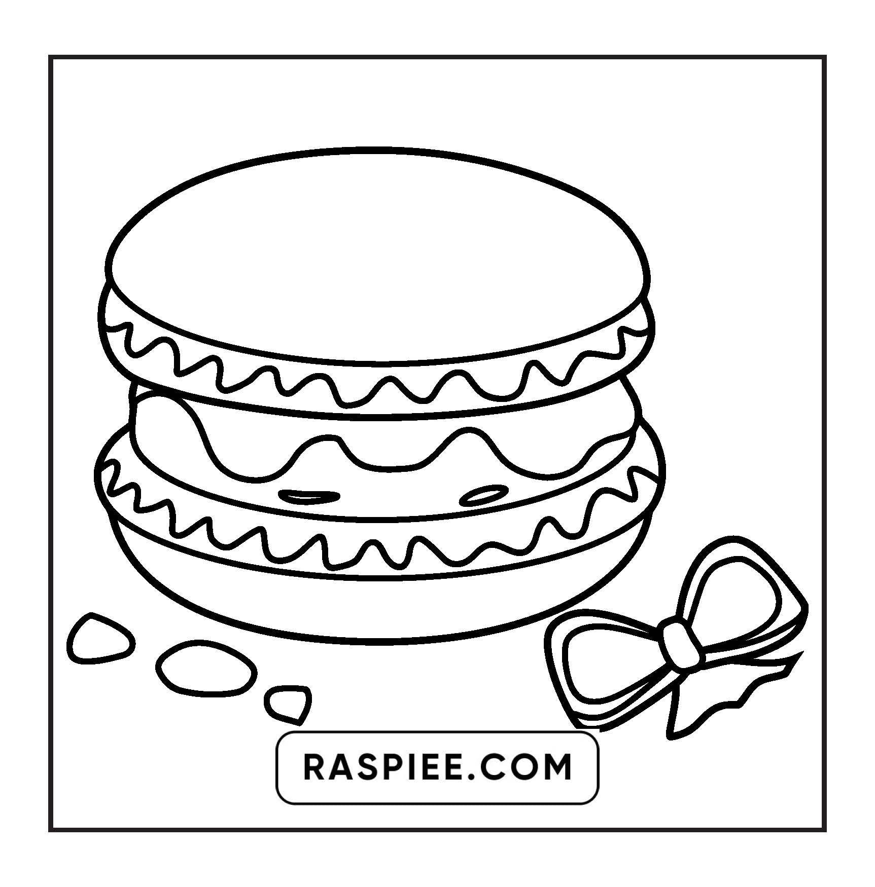 88 Bold and Easy Dessert Coloring Pages