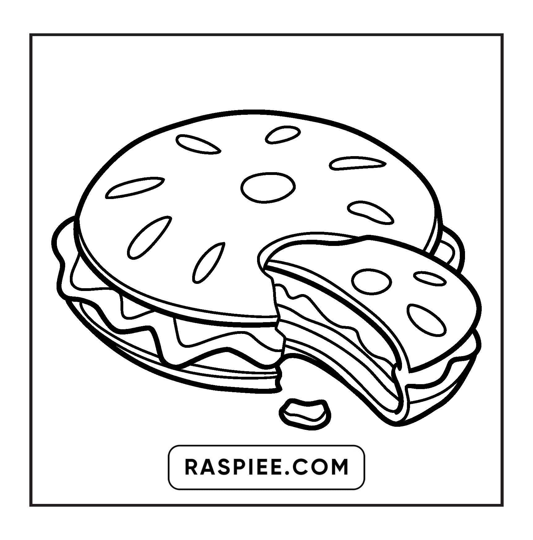88 Bold and Easy Dessert Coloring Pages
