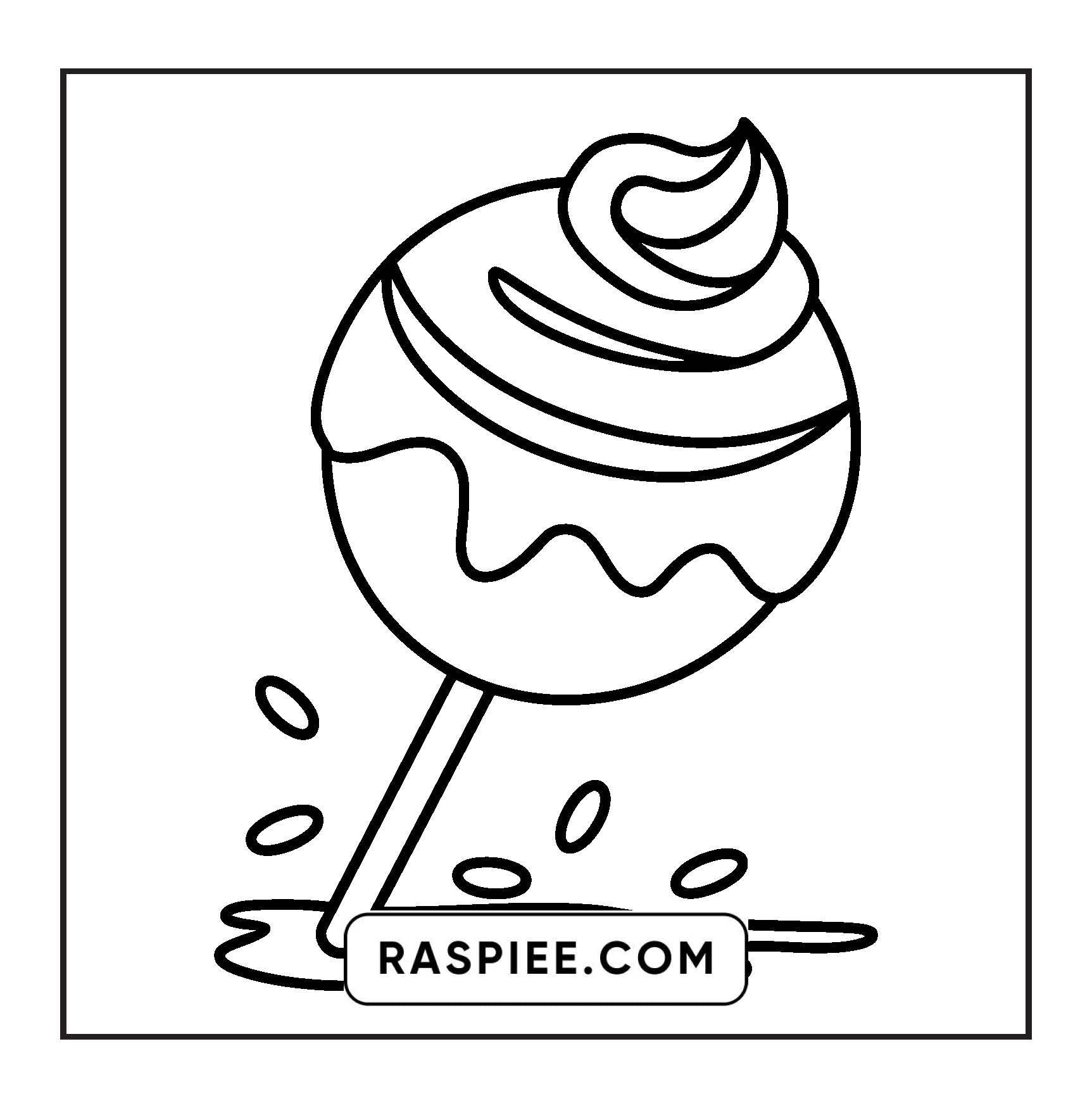 88 Bold and Easy Dessert Coloring Pages
