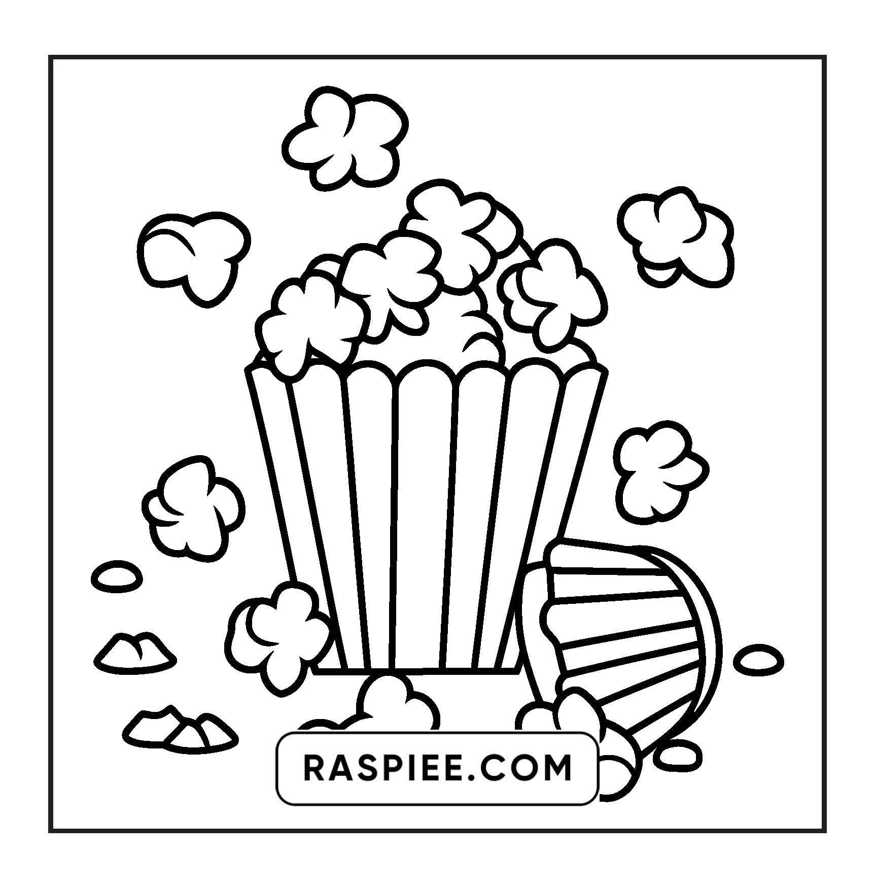 88 Bold and Easy Dessert Coloring Pages